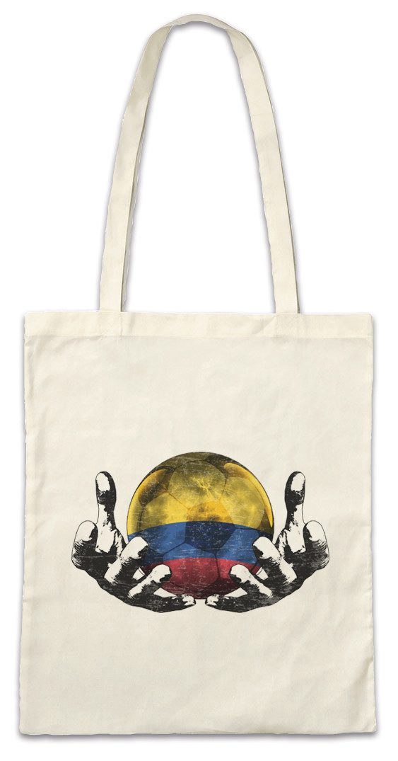 Beuteltasche Colombia Football Magic Ball Stofftasche Kolumbien Kolumbianisch