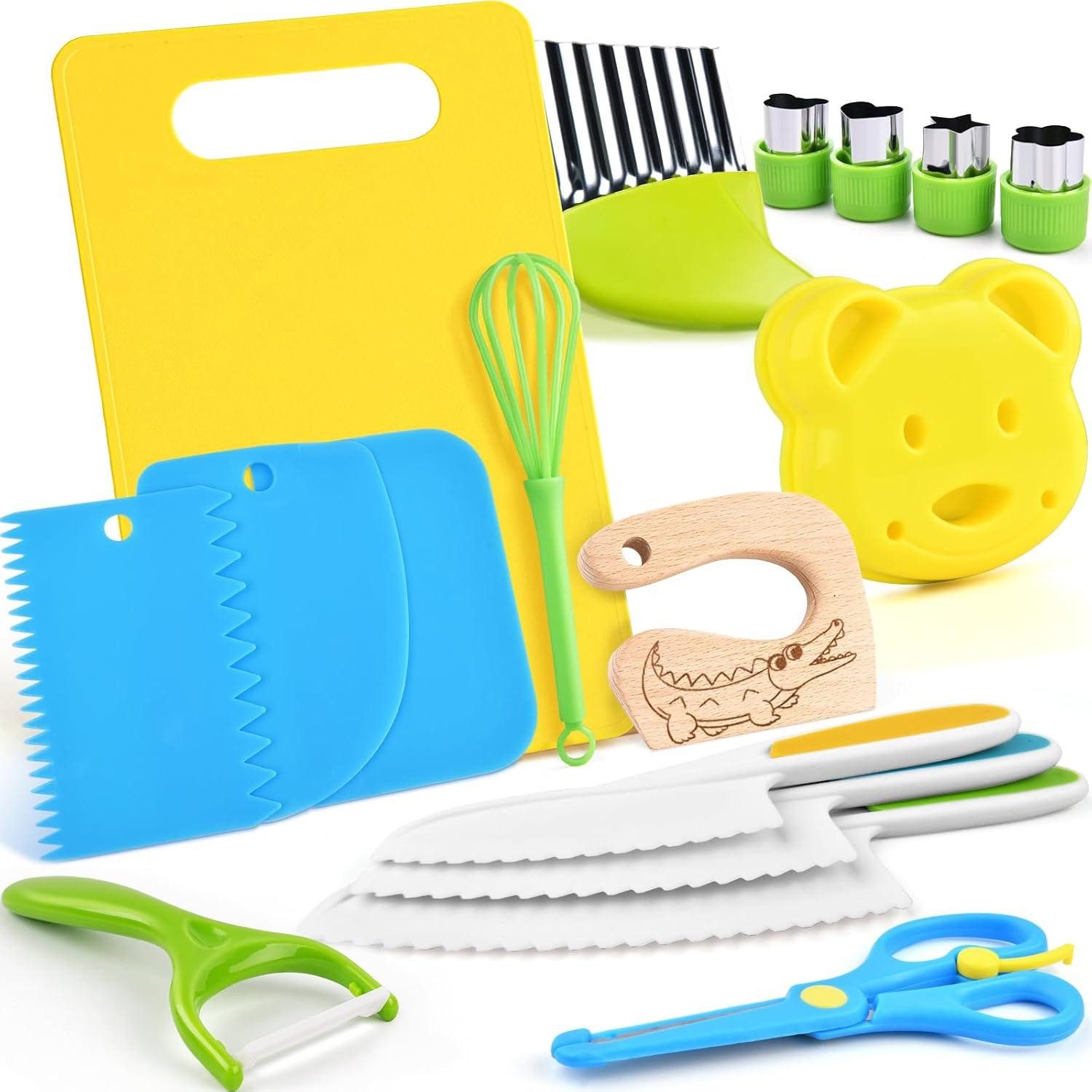 LuxusKollektion Kochbesteckhalter Kindermesser Set 17-teiliges Kinder günstig online kaufen