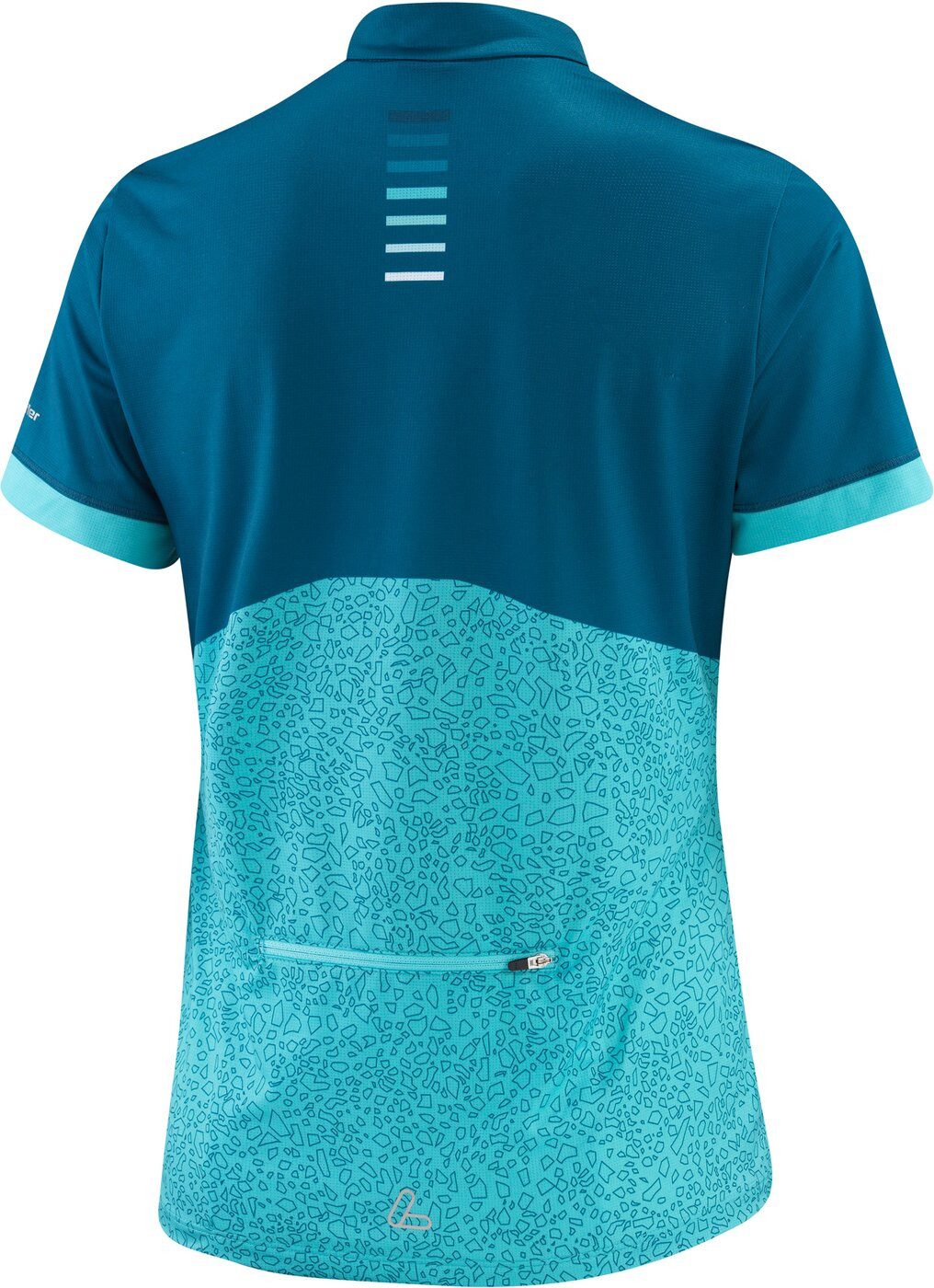 Löffler Radtrikot W BIKE SHIRT HZ STINE AQUAMARINE