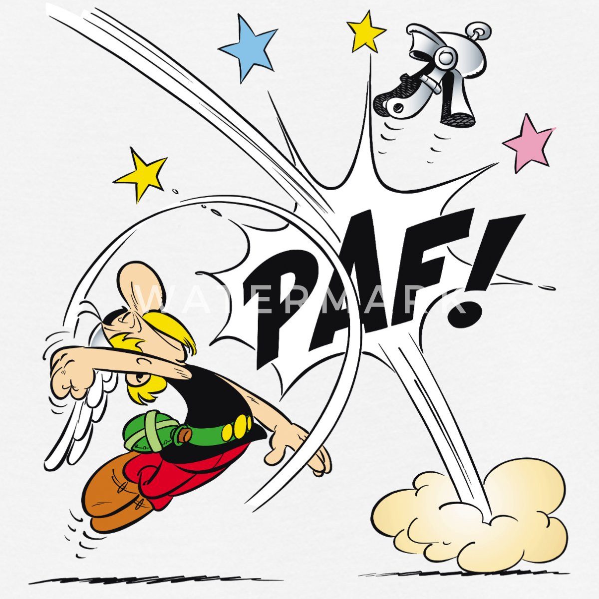 Spreadshirt T-Shirt Asterix & Obelix Faustschlag Von Asterix Teenager T-Shirt (1-tlg)