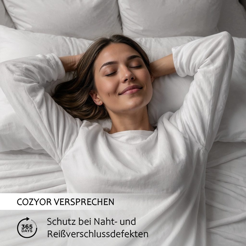 Cozyor Bettwäsche Kuschelbettwäsche flauschig warmer Teddy Plüsch, Biber, Winter Fleece, Mikrofaser Flanell, 2 teilig, Edel und hochwertig – Bild 3 von 5