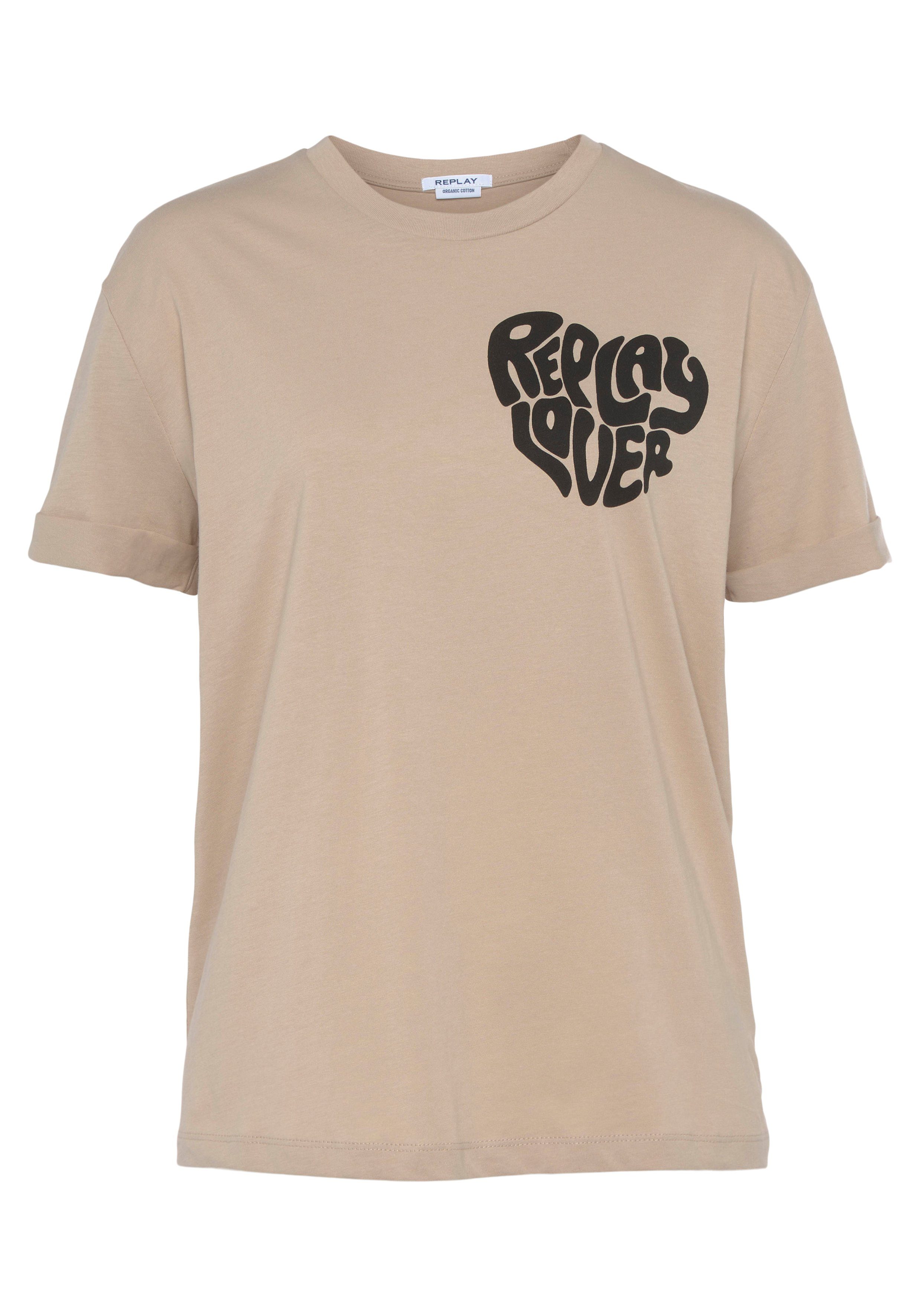 Replay T-Shirt light beige | T-Shirts