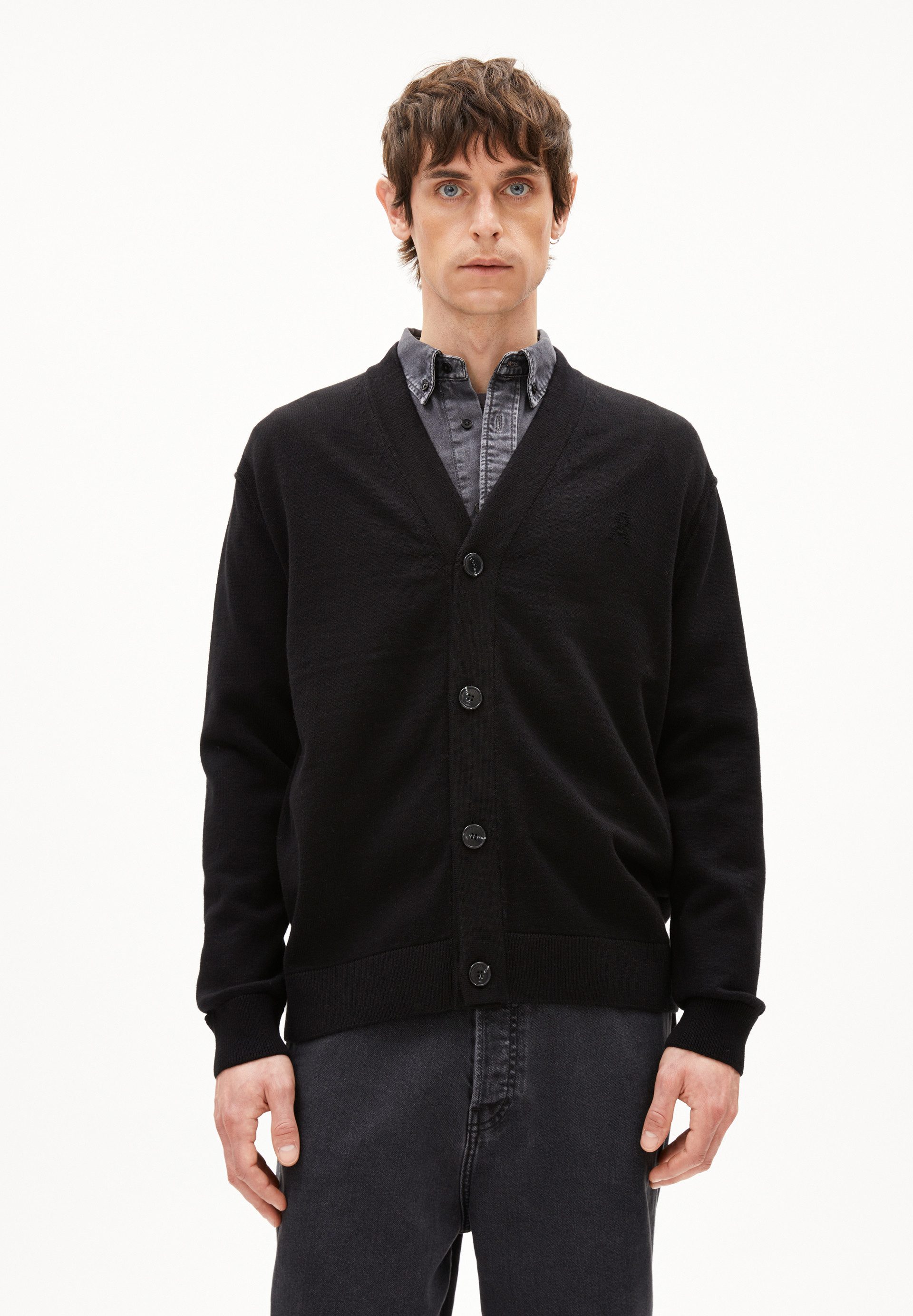 Armedangels Cardigan AANATOL Strickjacke aus Bio-Woll Mix (Relaxed Fit)