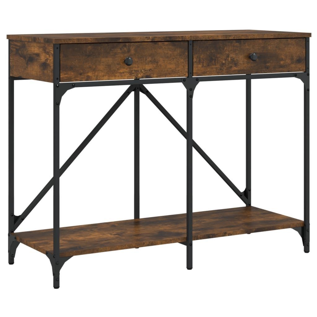 vidaXL Beistelltisch Konsolentisch Räuchereiche 100x39x78,5 cm Holzwerkstoff (1-St)