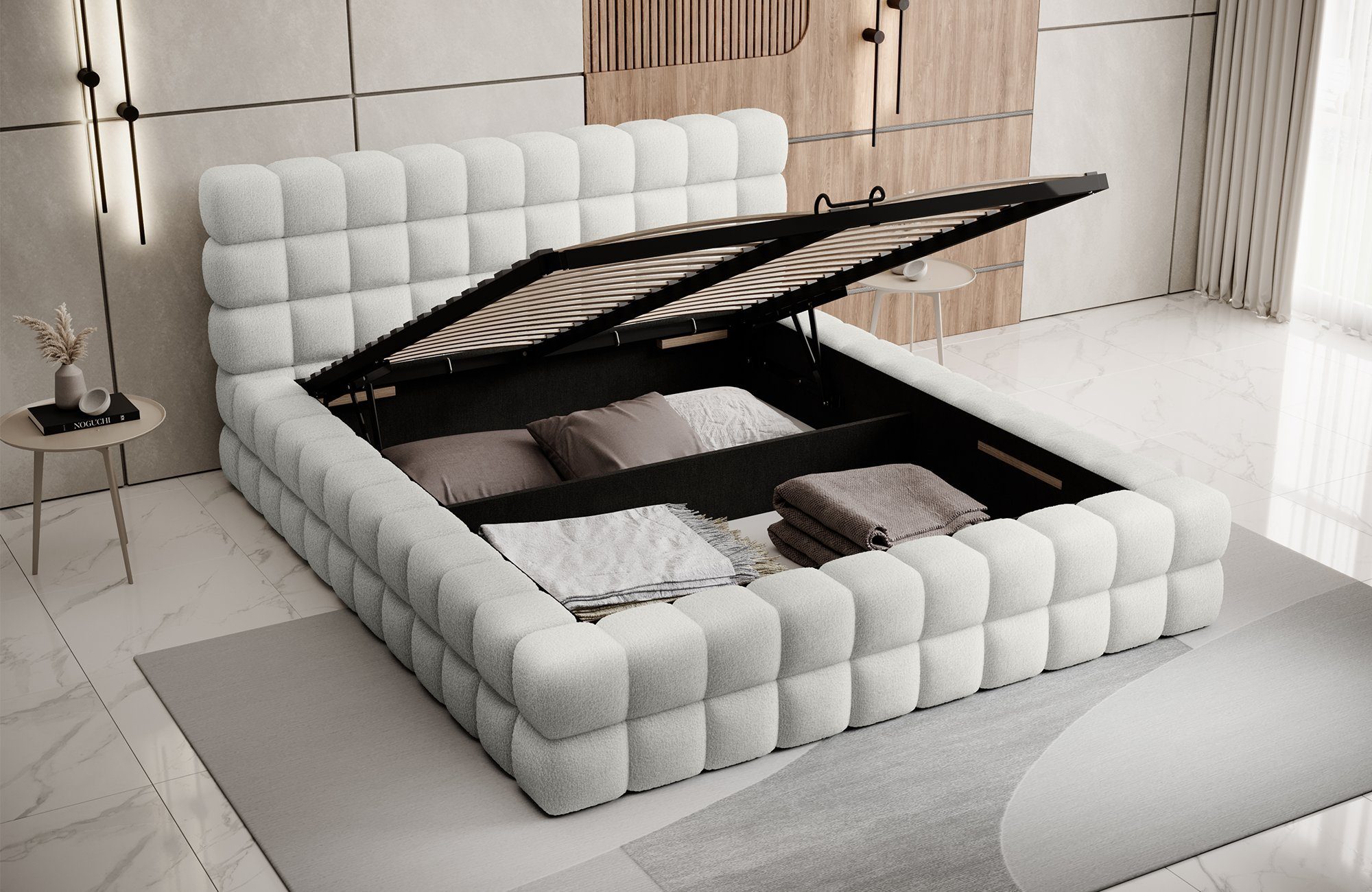 yourhouse24 Polsterbett Dizzle mit Bettkasten (Bettgestell günstig online kaufen