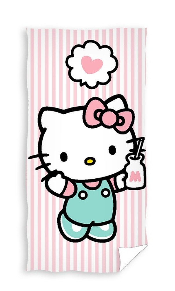 Hello Kitty Strandtuch Hello Kitty Badetuch Handtuch Strandtuch 70 x 140 cm