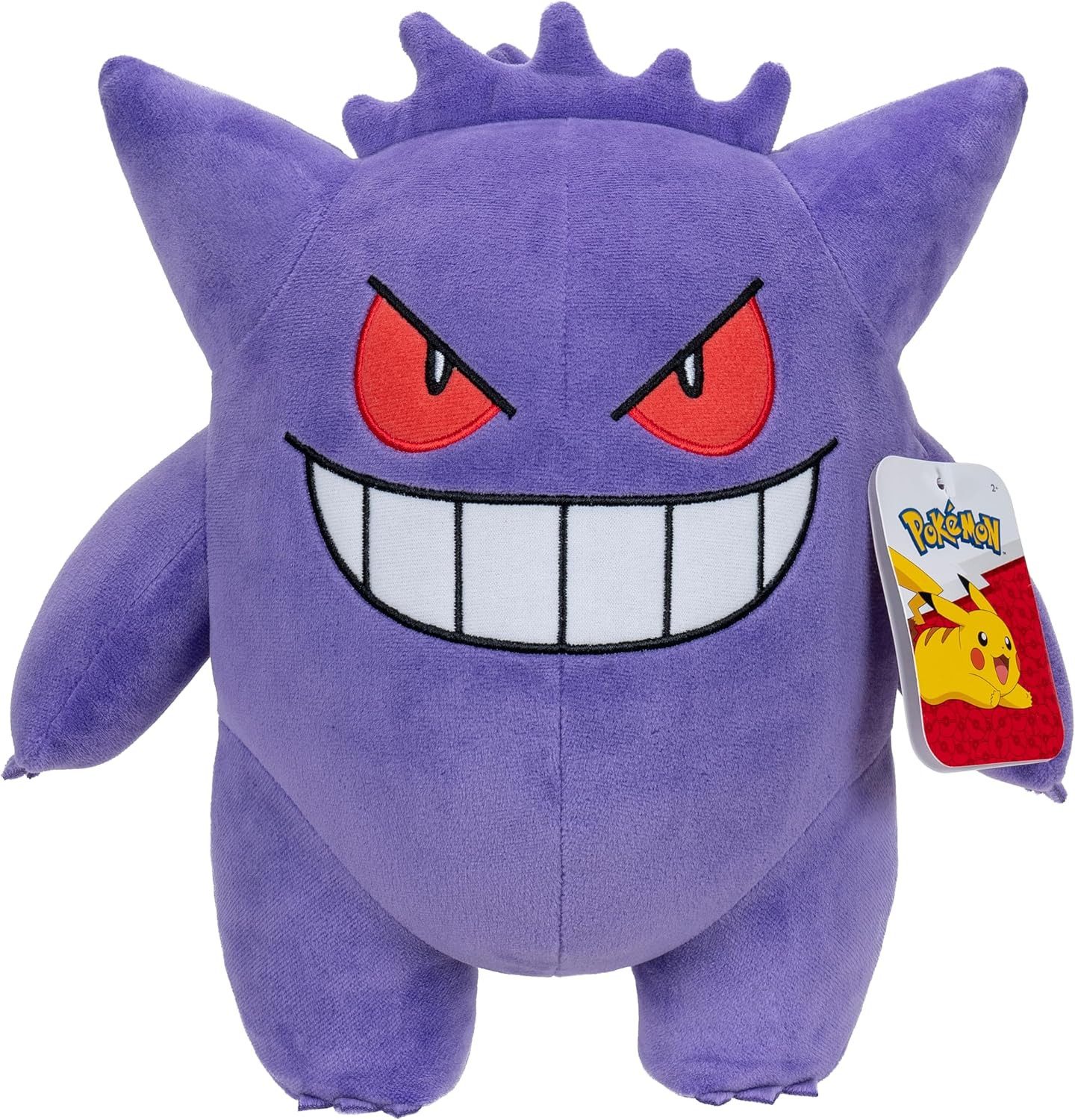 Jazwares Kuscheltier Pokémon Gengar Plüsch 30 cm – offiziell lizenziert Jazwares