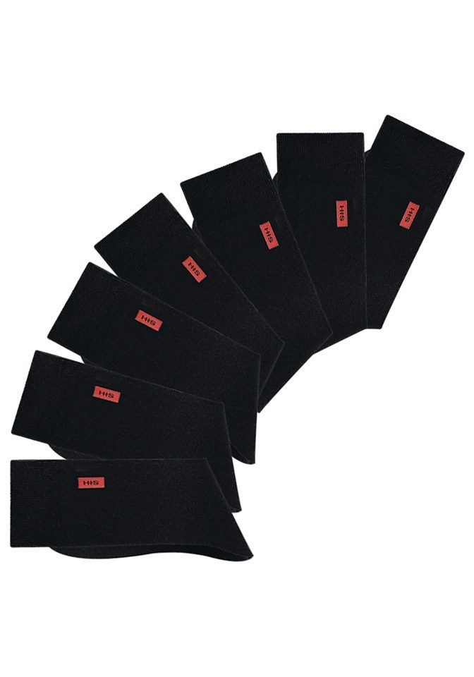 H.I.S Basicsocken (Packung, 7-Paar) in angenehmer Baumwollqualität