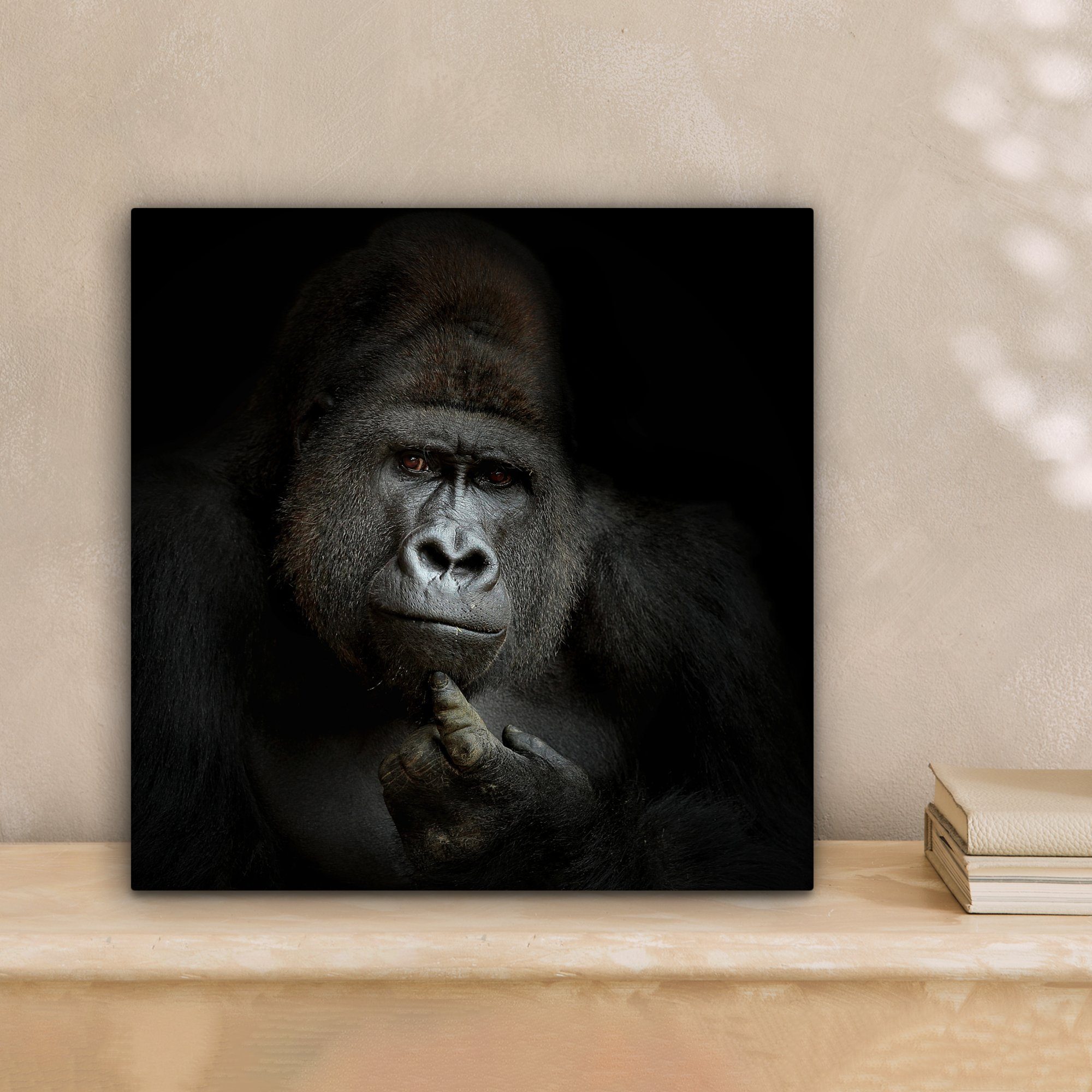 OneMillionCanvasses® Leinwandbild Gorilla - Affe - günstig online kaufen