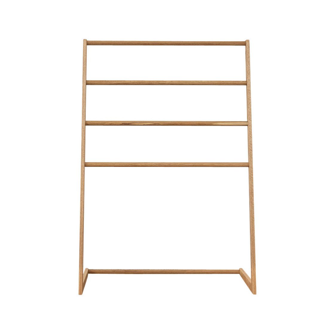 kleiderleiter.de Handtuchhalter Marten Handtuchständer aus Eiche in 60, 80 oder 100cm Breite