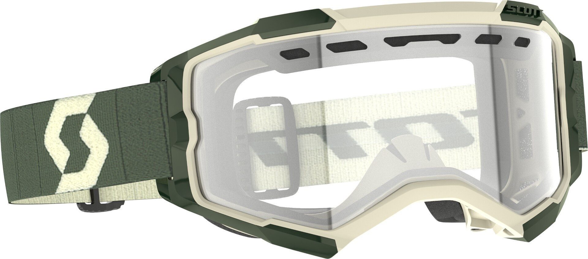 Scott Motorradbrille Fury Enduro Motocross Brille, Antifog,Double Lens,Mit Band