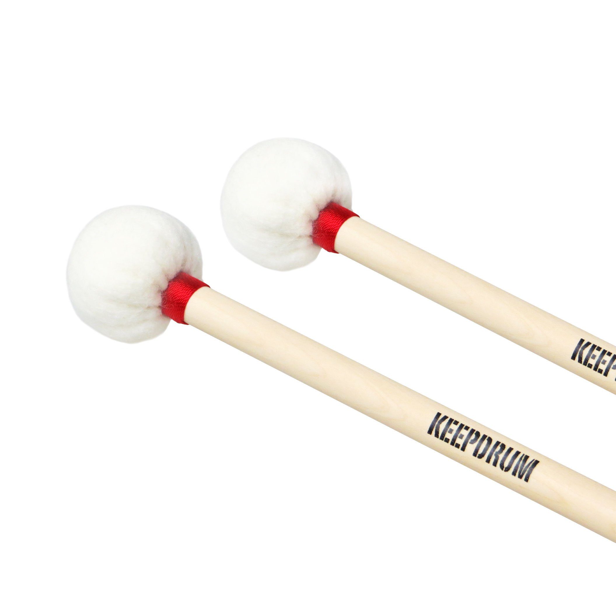 keepdrum Paukenschlägel keepdrum FT7 Paukenschlägel (weichen Köpfen), Gut ausbalanciert