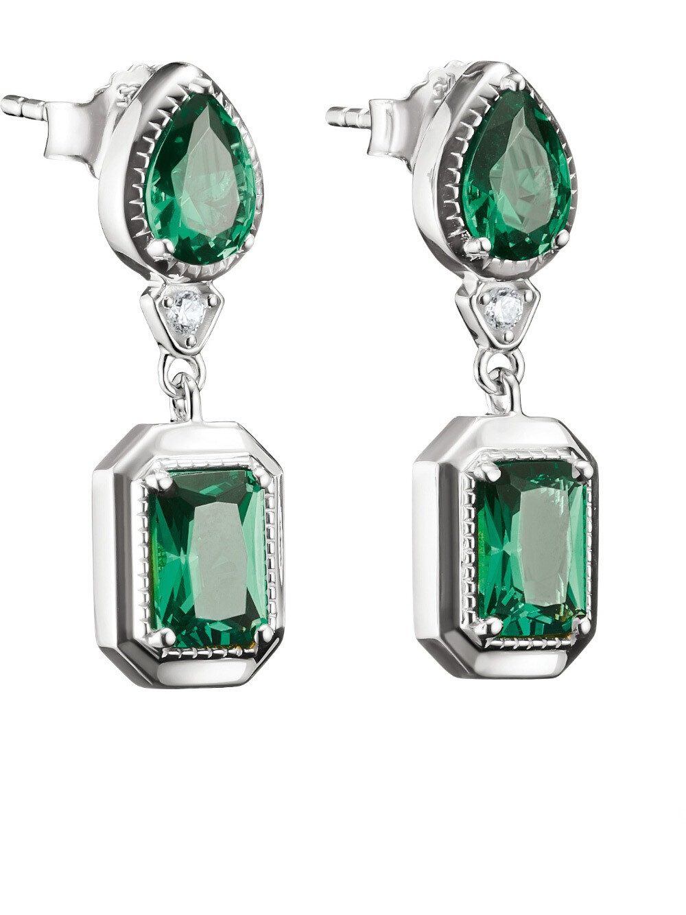 THOMAS SABO Ohrhänger-Set Thomas Sabo H2334-166-6 Ohrstecker Oktagon Elyndra 25,0 mm Damen