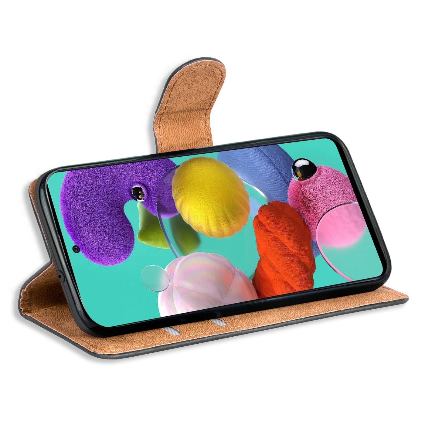 CoolGadget Handyhülle Book Case Handy Tasche für Samsung Galaxy A71 6,7 Zoll, Hülle Klapphülle Flip Cover für Samsung A71 Schutzhülle stoßfest