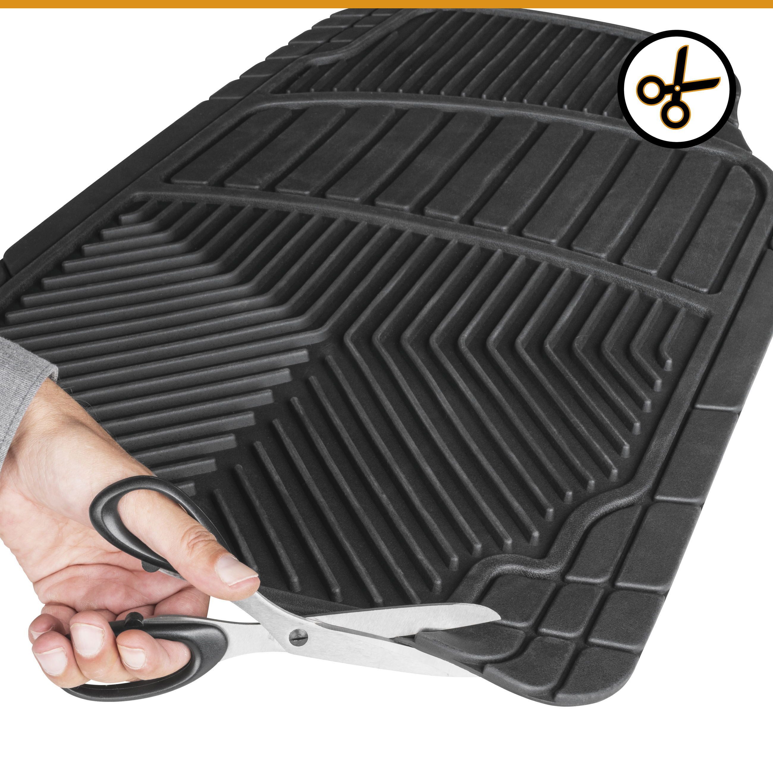 CarComfort Car Floor Mats, Rubber Car Mats Set Priscus (4 pieces)