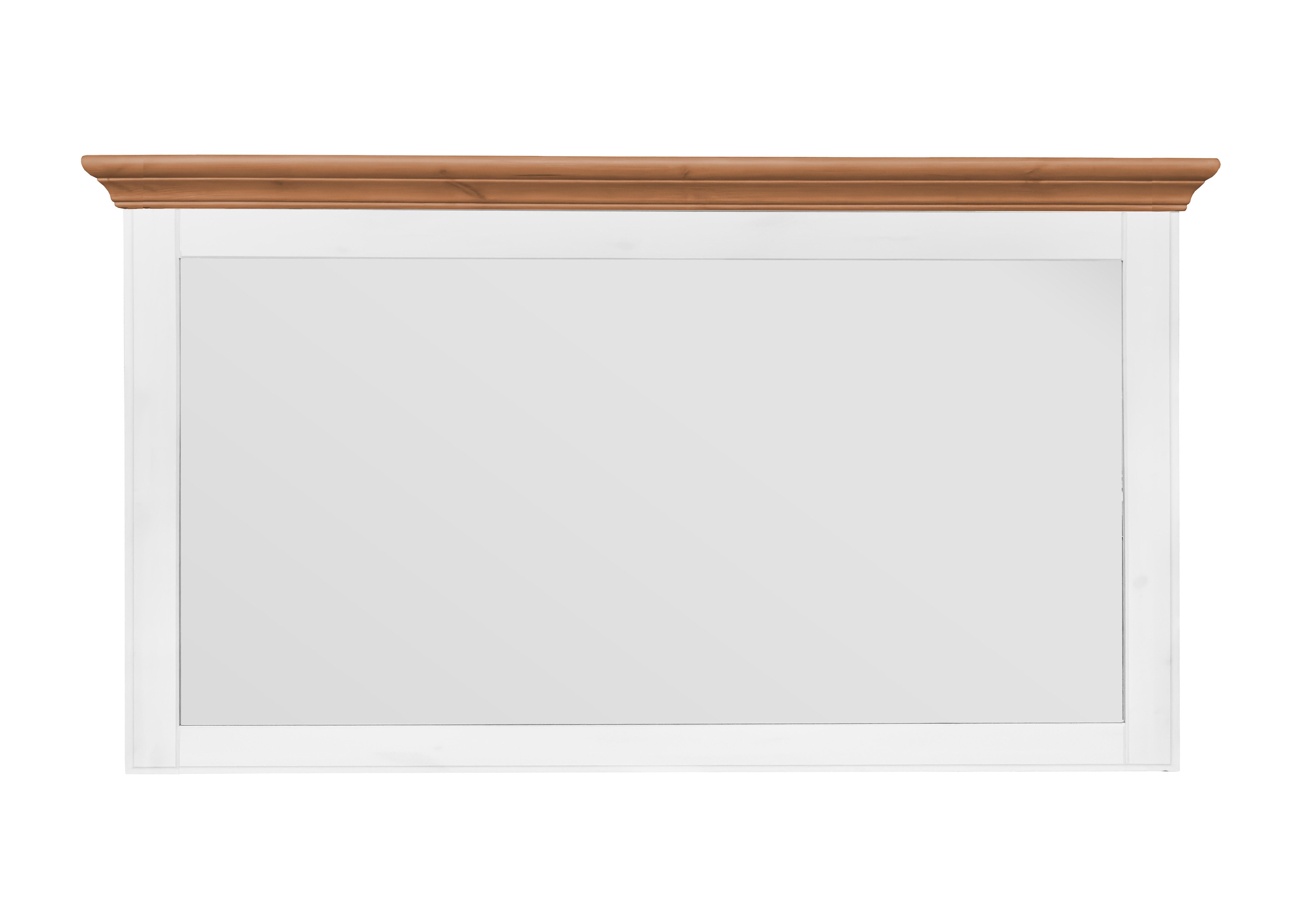Woodroom Wandspiegel Pila (180 × 90 cm, Kiefer massiv weiß gewachst), Spiegel, Flurspiegel