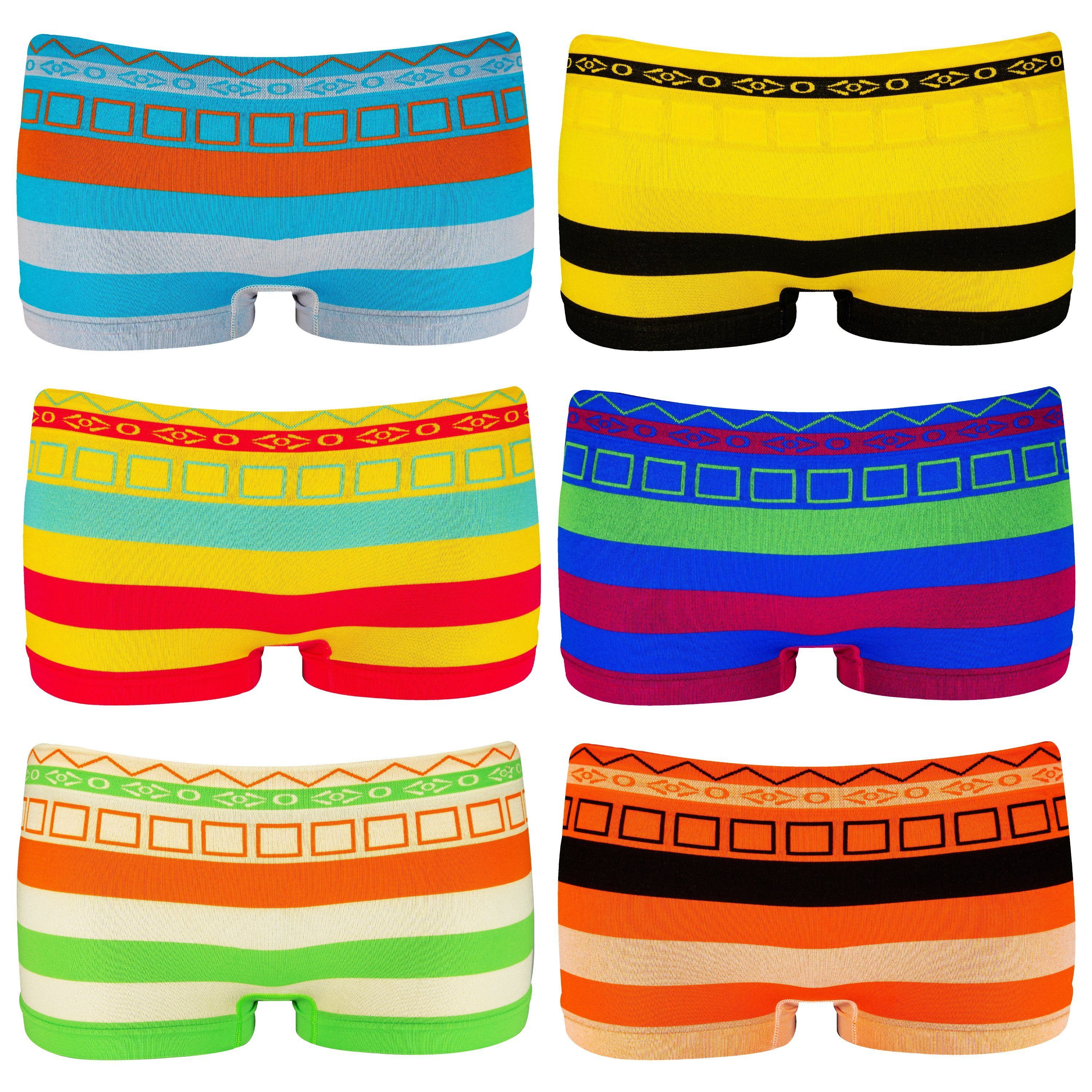 TEXEMP Panty 6 - 12 - 18 Damen Panty Panties Slips Microfaser Hotpants Unterwäsche (Packung, 12-St) Etikettenlos