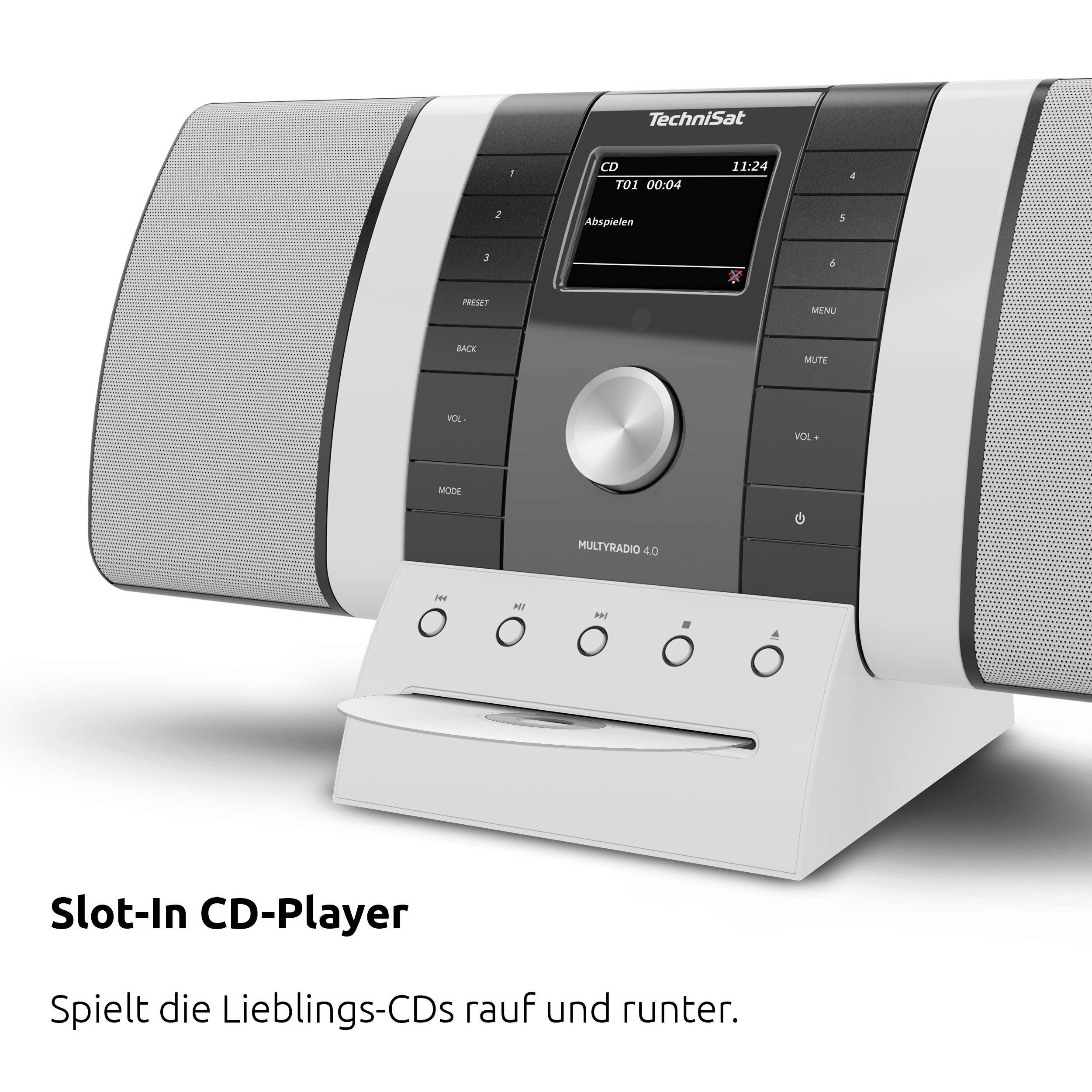 TechniSat MULTYRADIO 4.0 SE Digitalradio (DAB) (Digitalradio (DAB), Internetradio, FM-Tuner mit RDS, 20 W, Digitalradio DAB+, UKW-Radio mit RDS, WLAN, Fernbedienung, Bluetooth)
