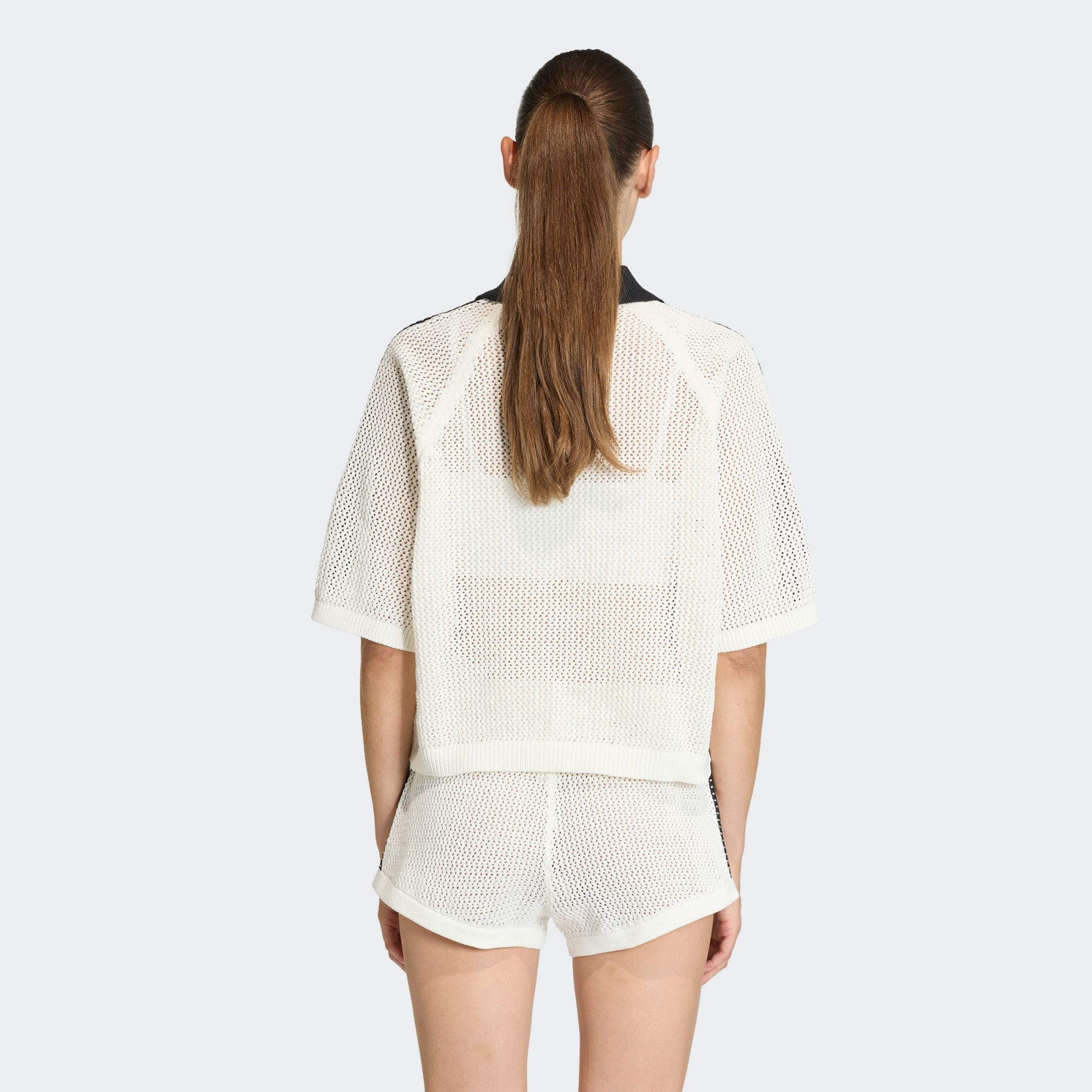 adidas Originals Poloshirt POLOSHIRT, KNITTED CROCHET (1-tlg) günstig online kaufen