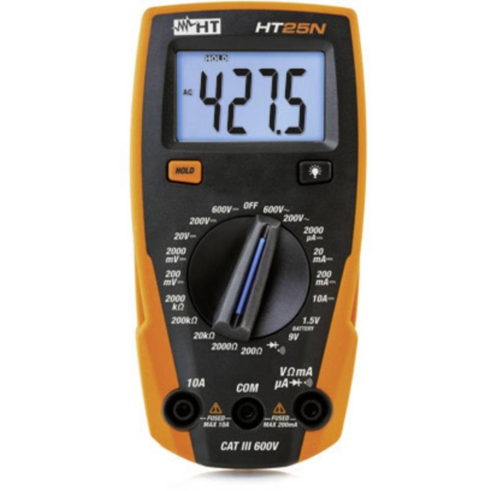 HT Instruments Multimeter Digitales Multimeter mit Batterietestfunktion