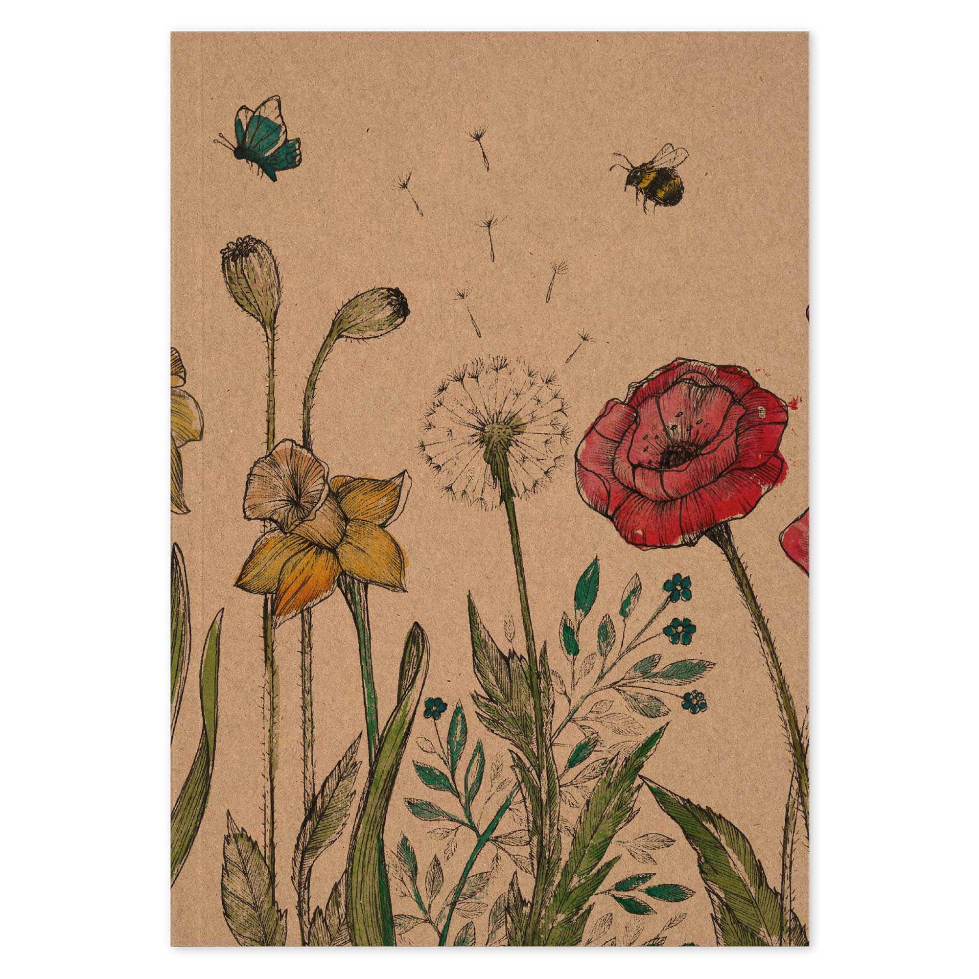 Ligarti Notizbuch Notizbuch - Blumenwiese