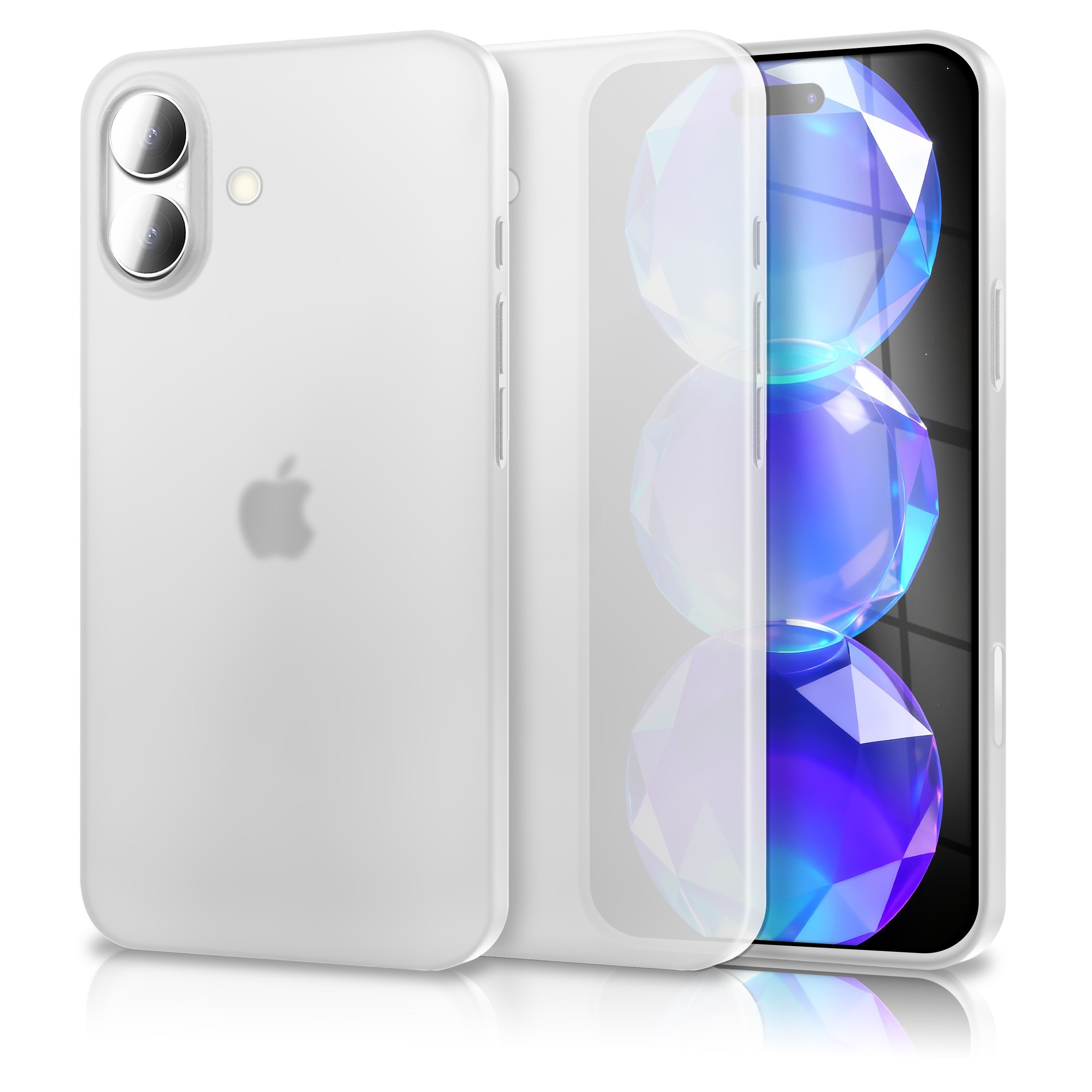 Nalia Smartphone-Hülle Apple iPhone 17 16 cm (6,3 Zoll), Extrem Dünn 0,3mm / Ultra Leicht / Mattes Finish / Anti-Fingerprint