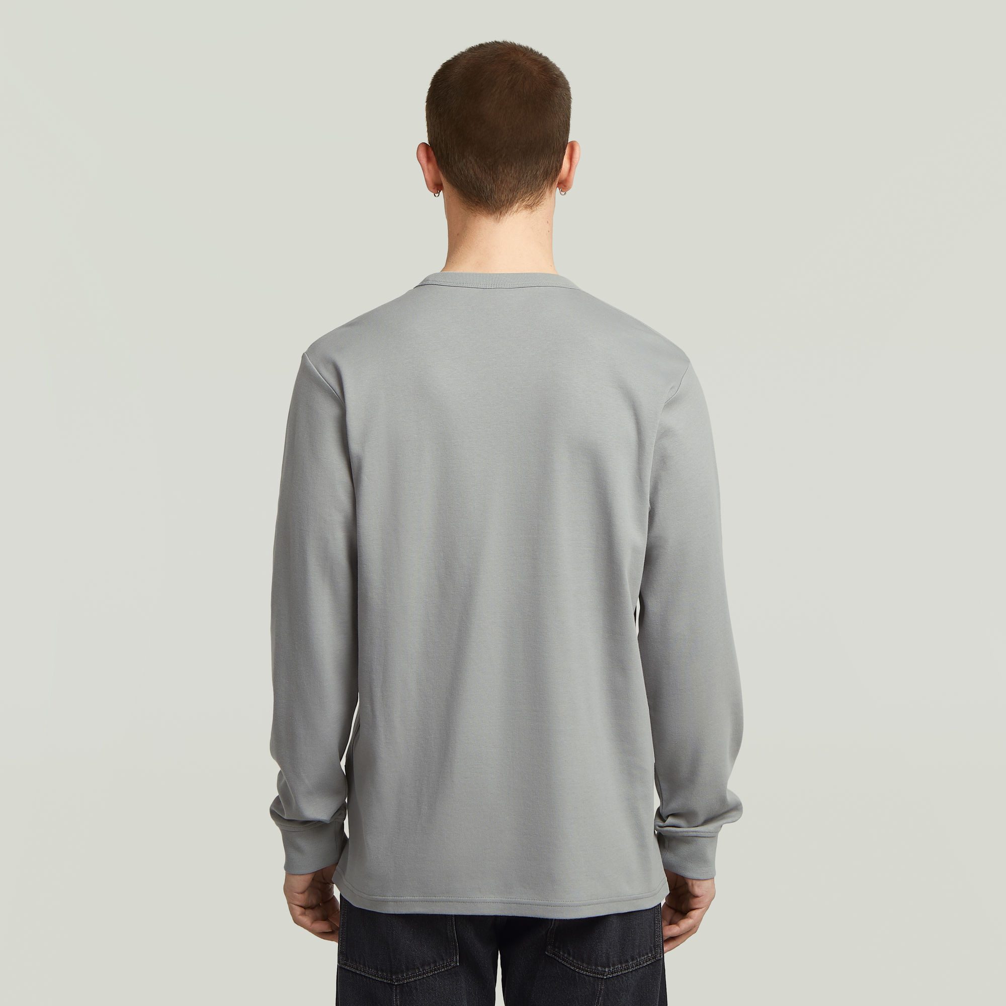 G-STAR Longsleeve Nifous R mit geripptem günstig online kaufen