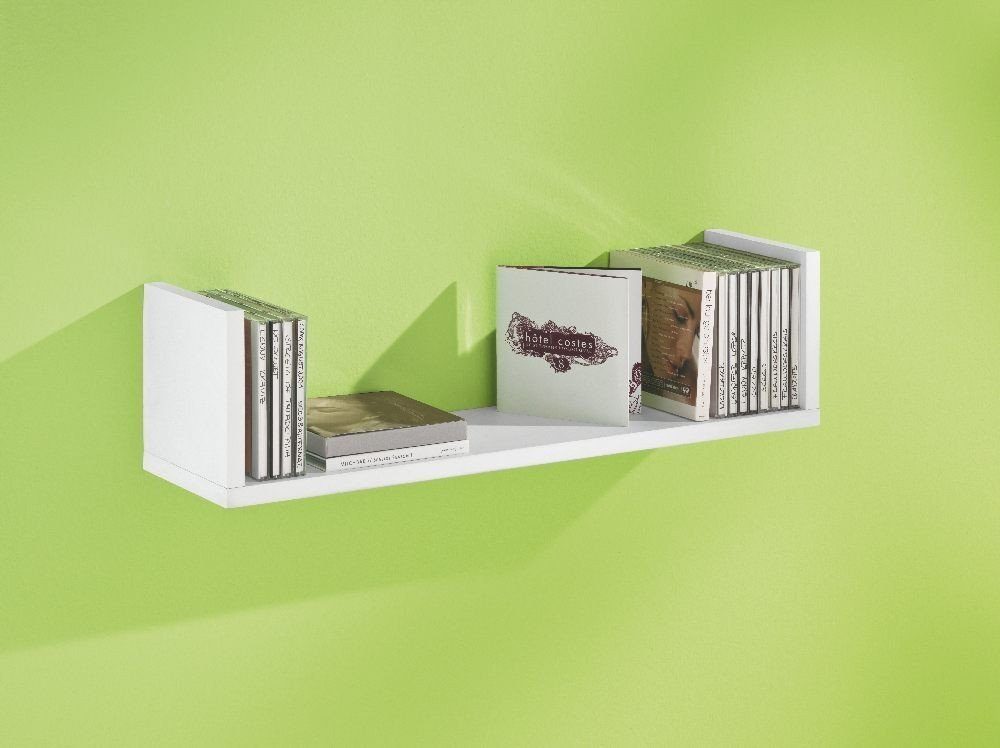 Dolle Schrank-Set Dolle Wandregal CD-Rack, weiß, günstig online kaufen