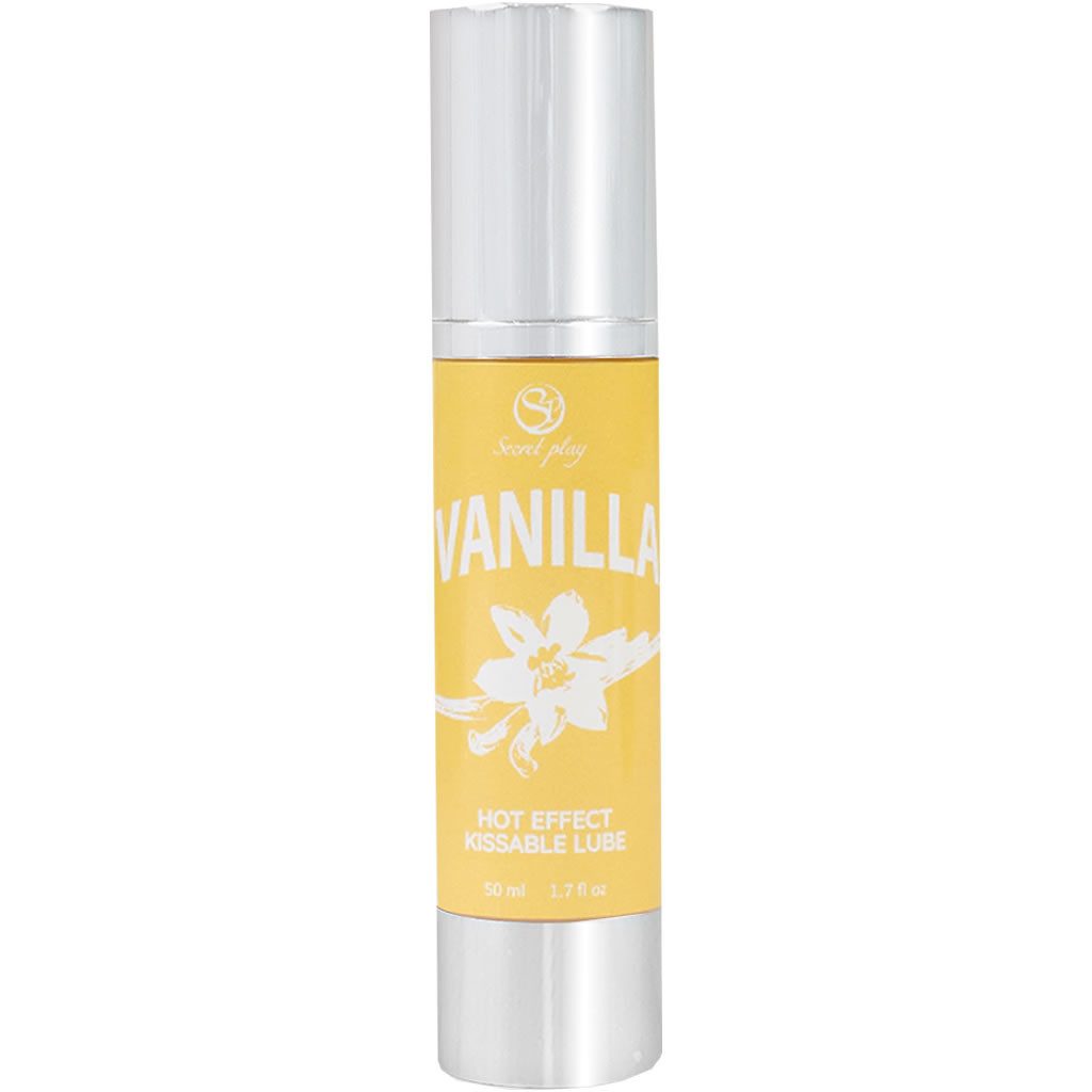 SECRET PLAY Gleitgel Hot Effect - Vanilla, Flasche mit 50ml, 1-tlg., wärmendes Gleitgel mit Vanille-Aroma