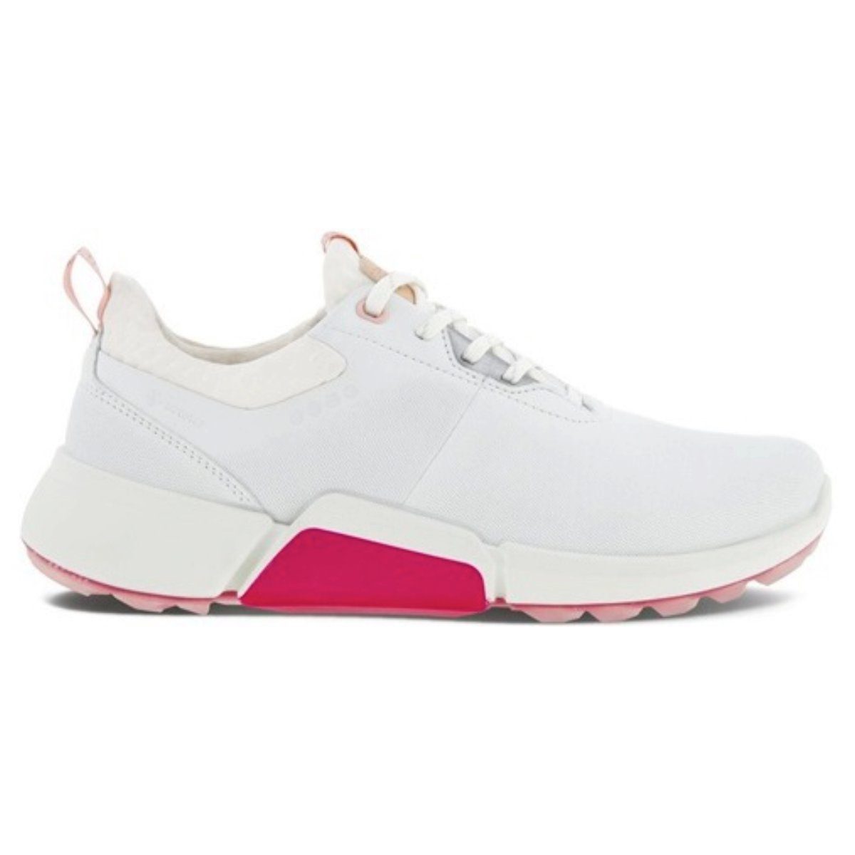 Ecco Ecco Golf Biom H4 White/Pink Damen Golfschuh Waschbare OrthoLite® Einlegesohle für sehr gute Atmungsaktivität