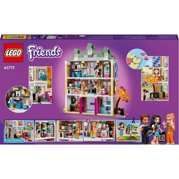 LEGO® Konstruktions-Spielset Friends - Emmas Kunstschule 3-stöckige Heartlake City Schule (41711), (844 St)