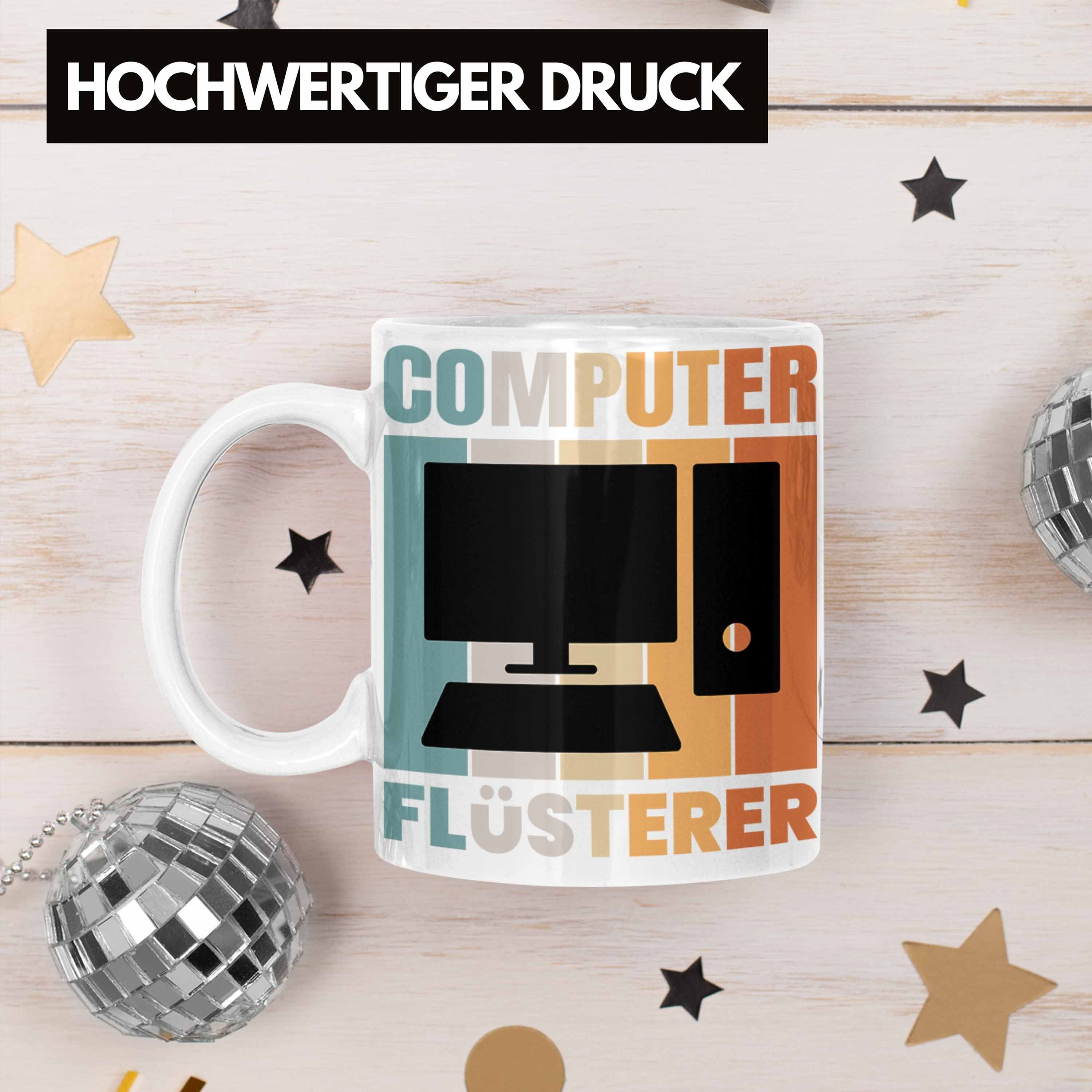 Trendation Tasse Trendation - IT Computer Nerd Flüsterer Informatiker Tasse Lustig Gesc