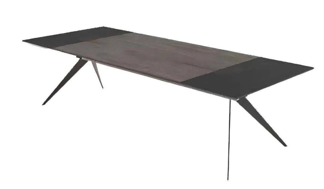 Xlmoebel Konferenztisch Großer Besprechungstisch aus Holz für Büroeinrichtung Braun (1-St), Made in Europa