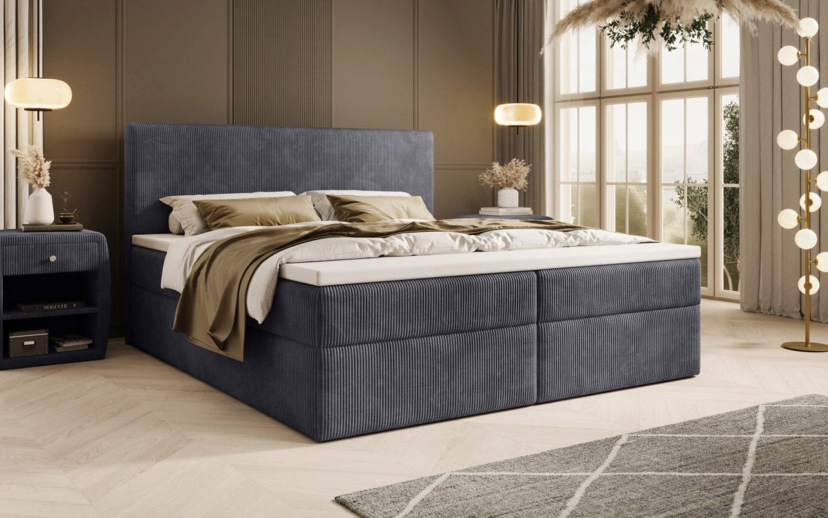 Luxusbetten24 Boxspringbett Soft in Cord, mit günstig online kaufen