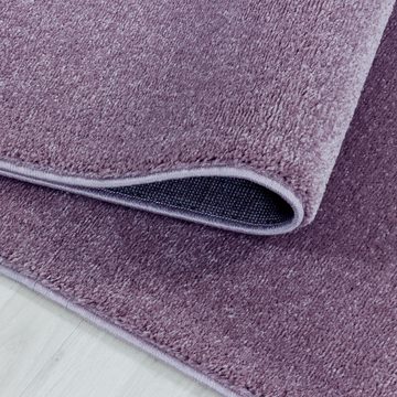 Teppich Unicolor - Einfarbig, Teppium, Rechteckig, Höhe: 11 mm, Kurzflor Teppich Wohnzimmer Einfarbig Weicher flor Pflegeleicht