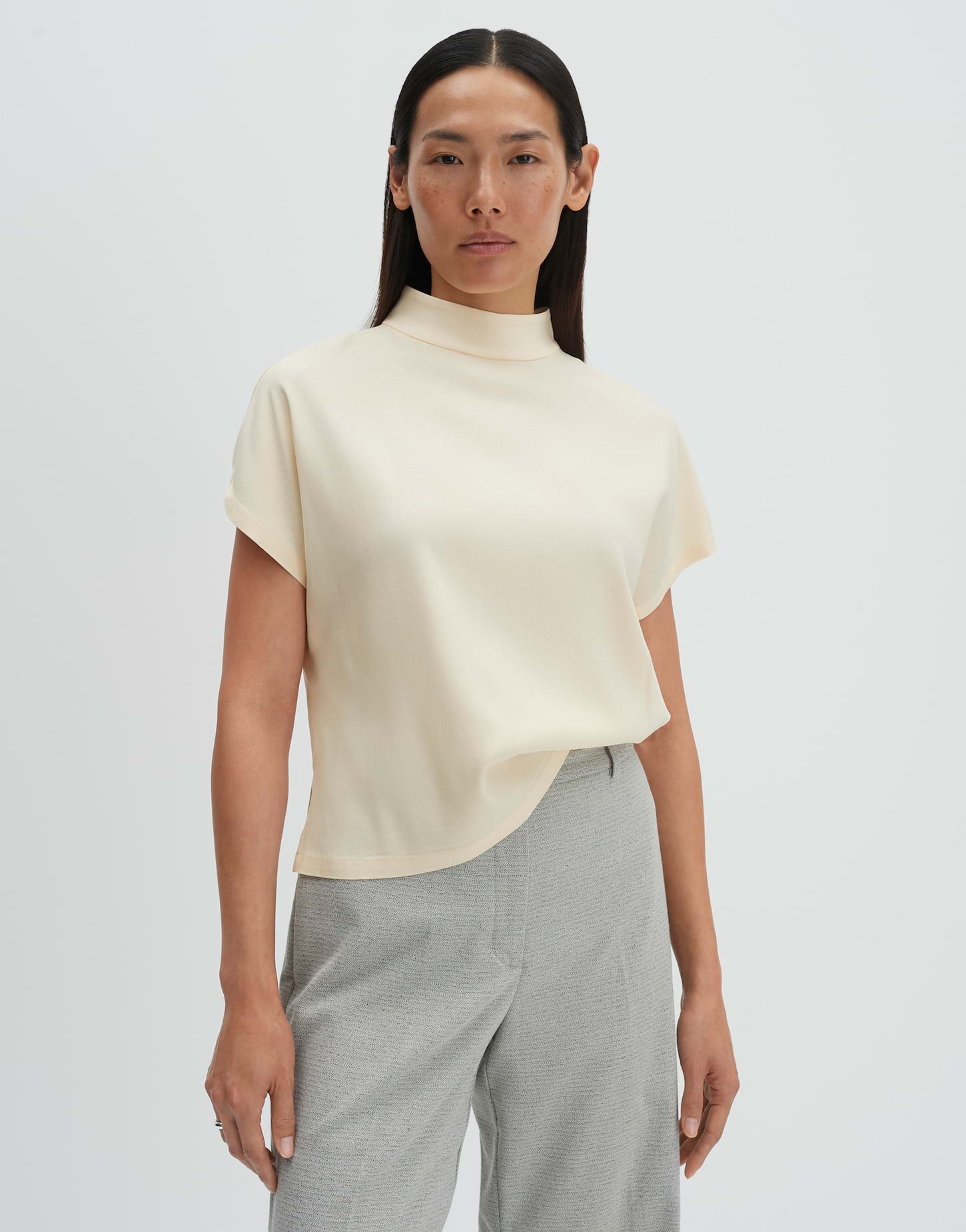 someday Shirtbluse Zolina Lockere Passform, transparente Details für elegante Optik