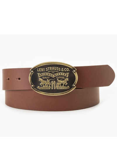 Levi's® Ledergürtel Billy Plaque Belt mit markanter Koppelschließe