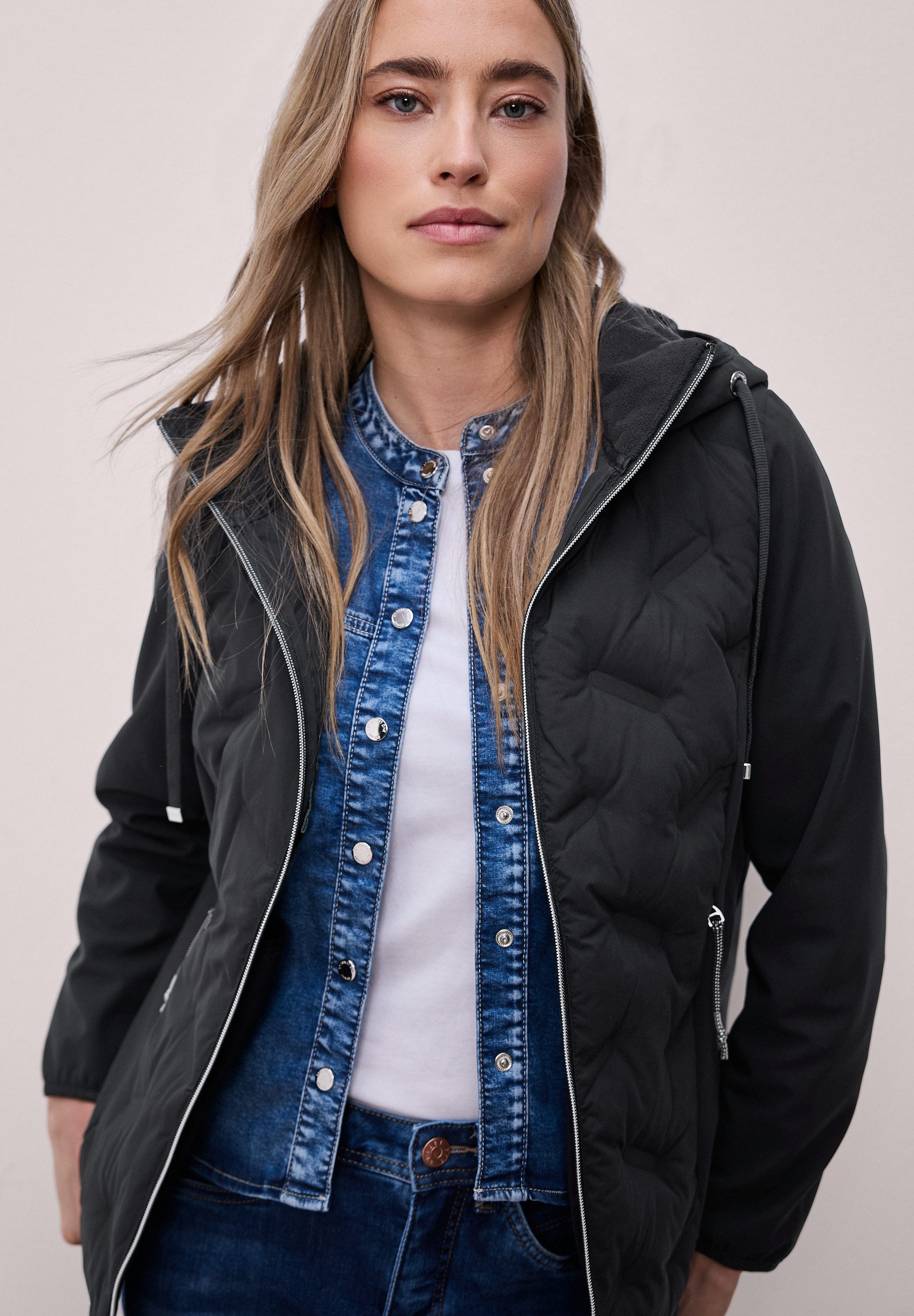 STREET ONE Outdoorjacke im Hoodie-Style günstig online kaufen