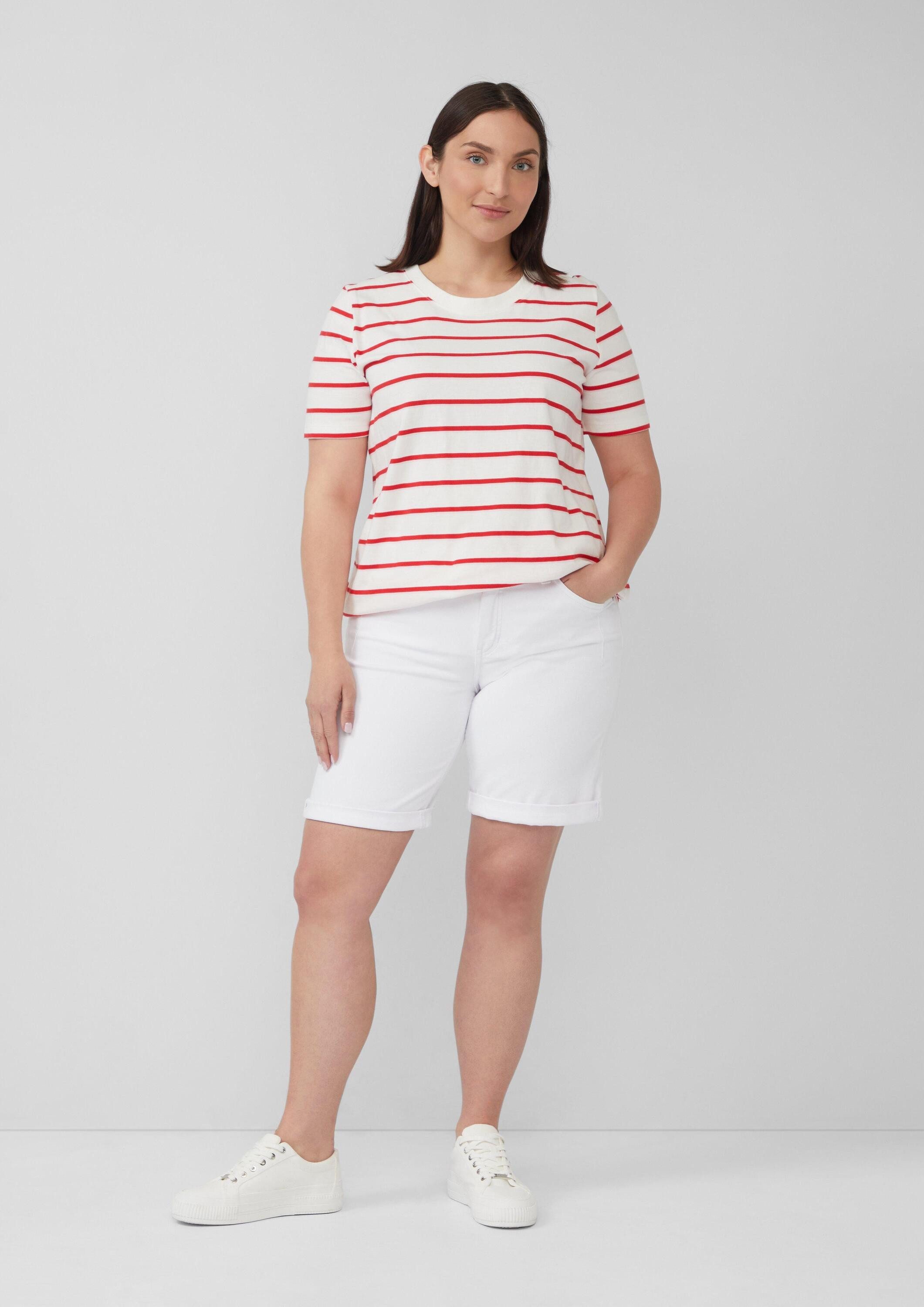 s.Oliver Jeansshorts Jeans-Hose Bermuda Jeans / Straight Fit / Mid Rise / S günstig online kaufen