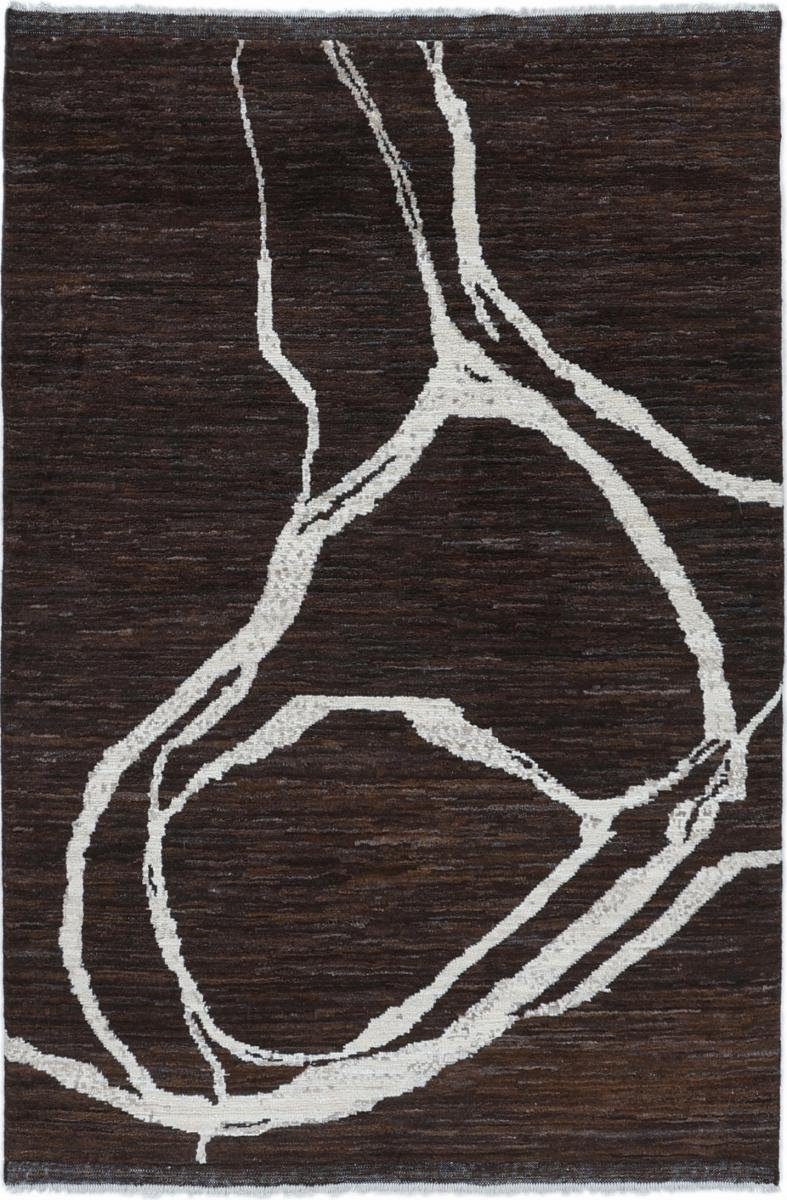Orientteppich Berber Ela Design 138x212 Handgeknüpfter Moderner Orientteppich, Nain Trading, rechteckig, Höhe: 20 mm