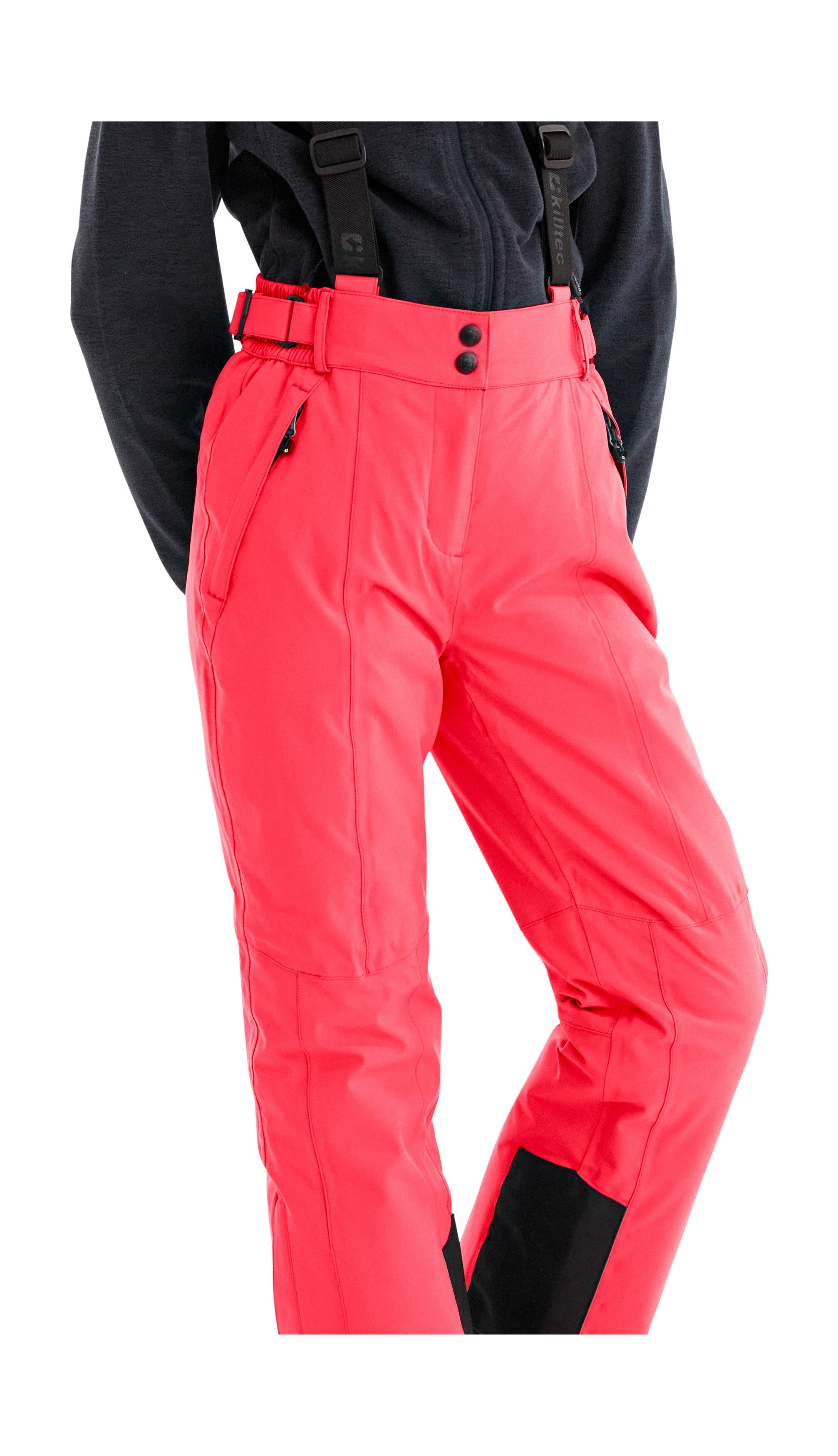 Killtec Skihose KSW 1 GRLS SKI PNTS Skihose Gandara Jr: wasserdicht, atmungsaktiv, verstärkt, Schneefang