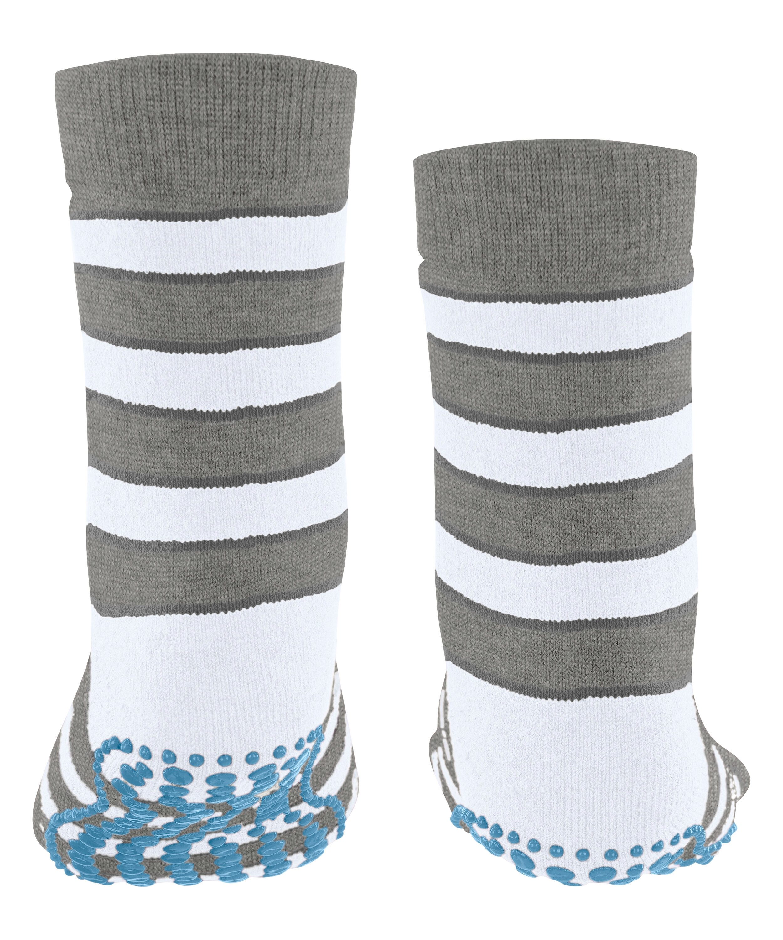 FALKE Haussocken Simple Stripes Haussocken (1-Paar) mit rutschhemmendem Noppendruck
