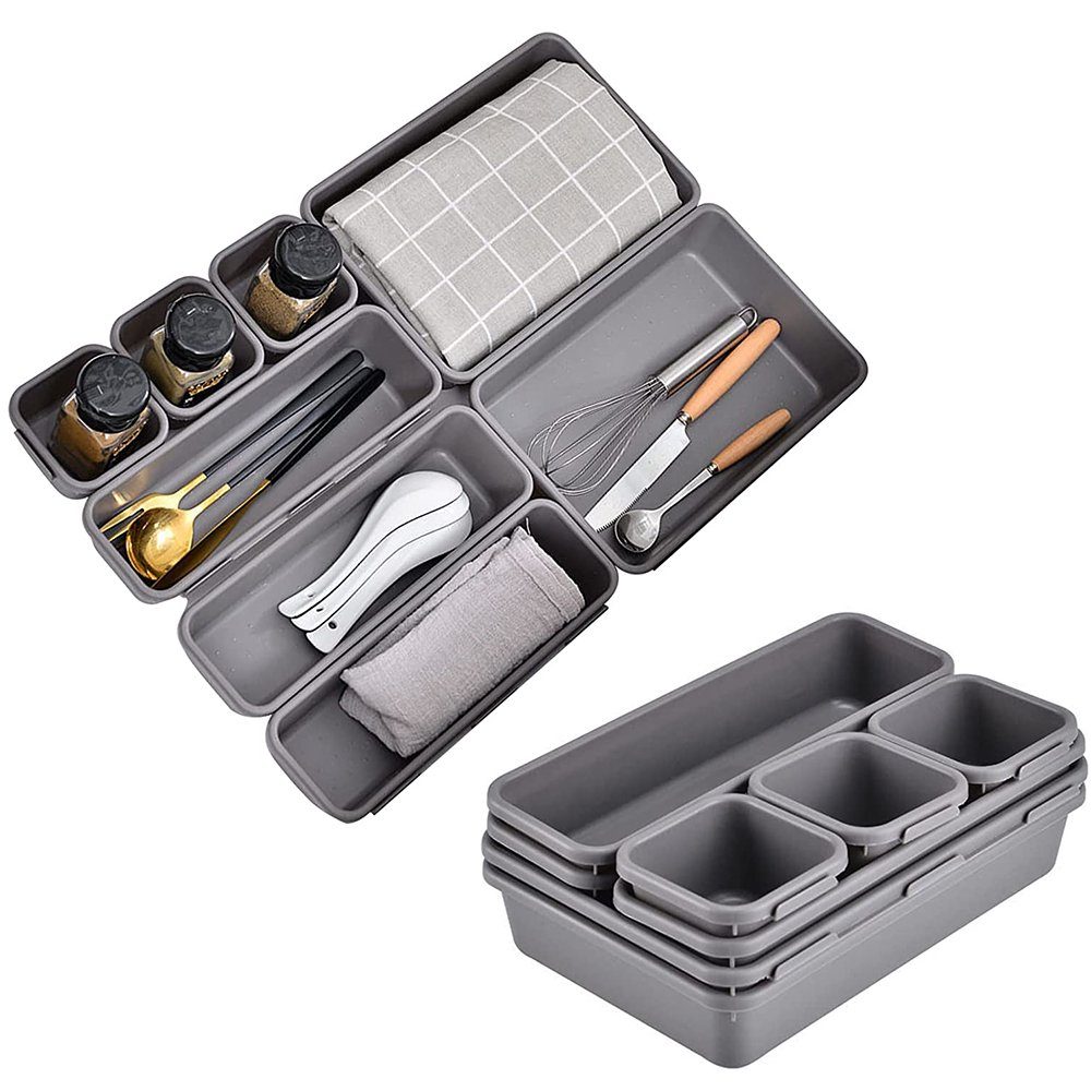zggzerg Aufbewahrungsbox Getrennte Schublade Organizer Veranstalter, günstig online kaufen
