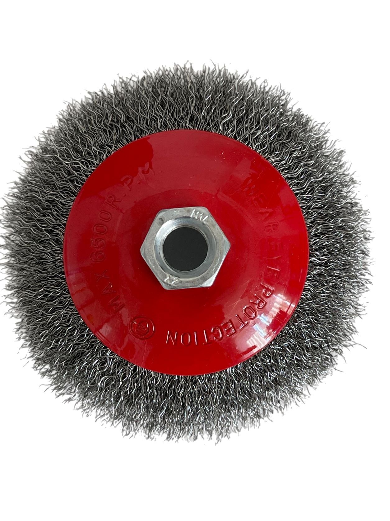 Drahtbürste 1x Rundbürste Drahtbürste 125mm Bürste gewellt Winkelschleifer Flex