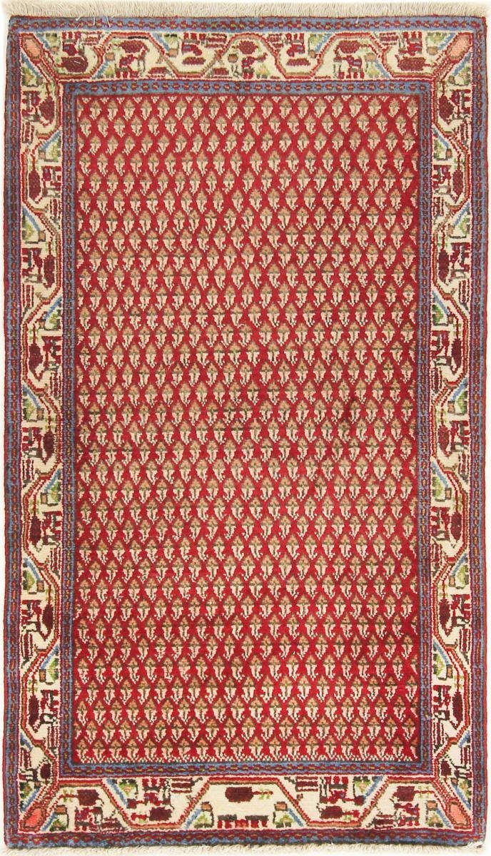 Orientteppich Sarough Mir Nain Orientteppich Boteh Handgeknüpfter Trading, mm / 12 Perserteppich, Höhe: rechteckig, 67x117