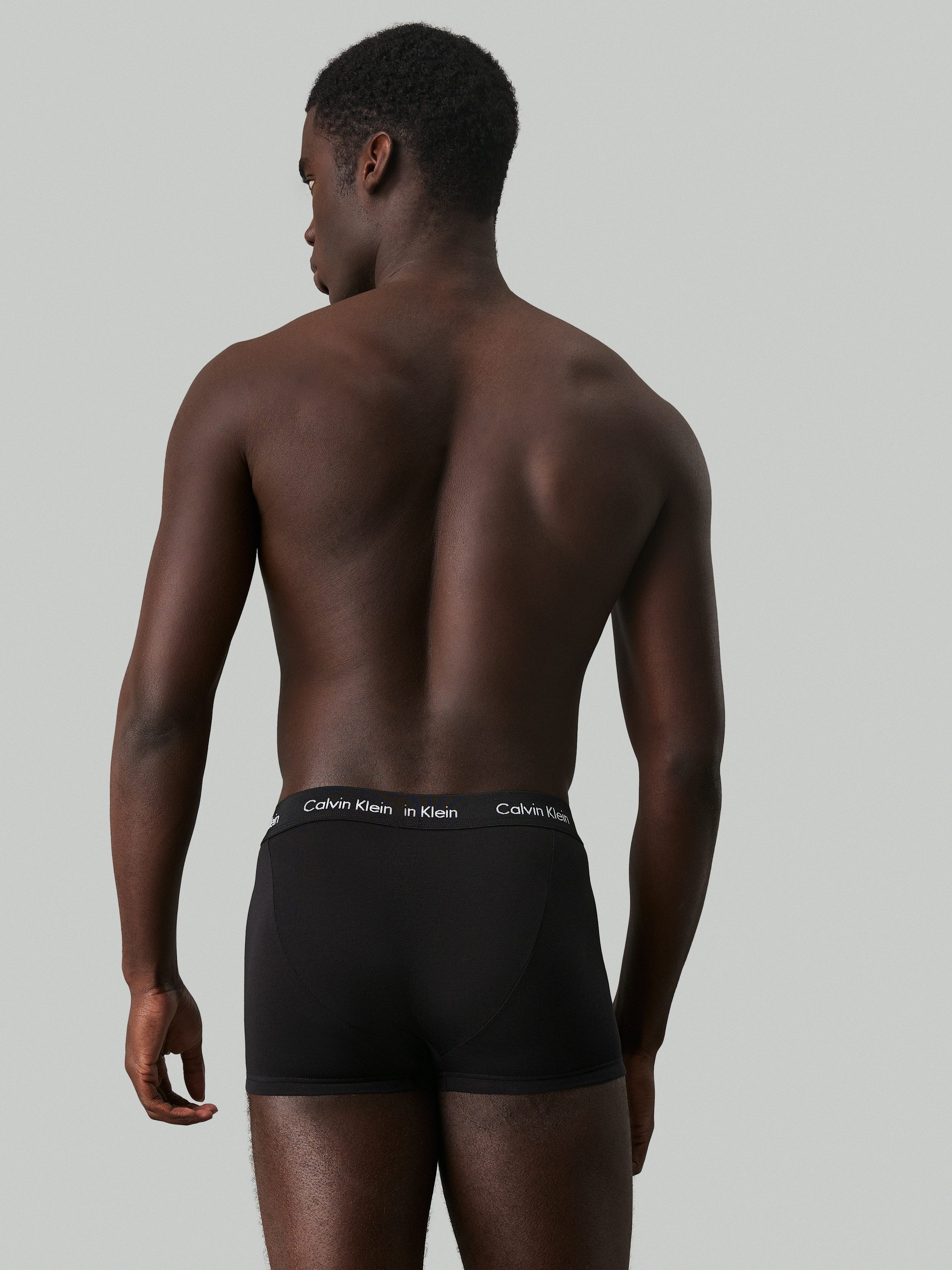 Calvin Klein Underwear Trunk LOW RISE TRUNK 5PK (Packung, 5er-Pack) mit Logo-Elastikbund (5 Stück)