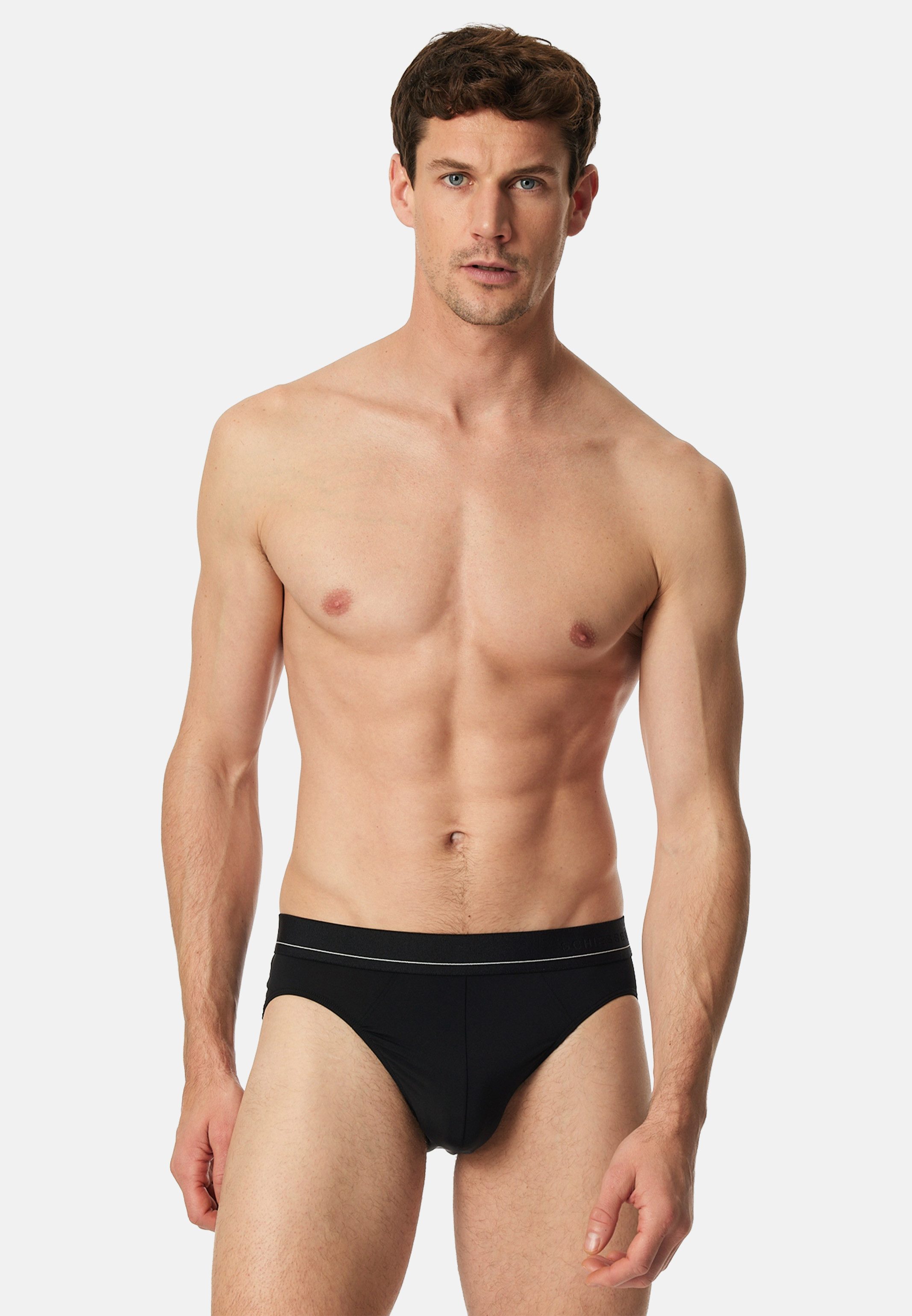 Schiesser Slip 3er Pack Pure Micro (Spar-Set, 3-St) Rio Slip / Unterhose - ohne Eingriff - Blickdicht