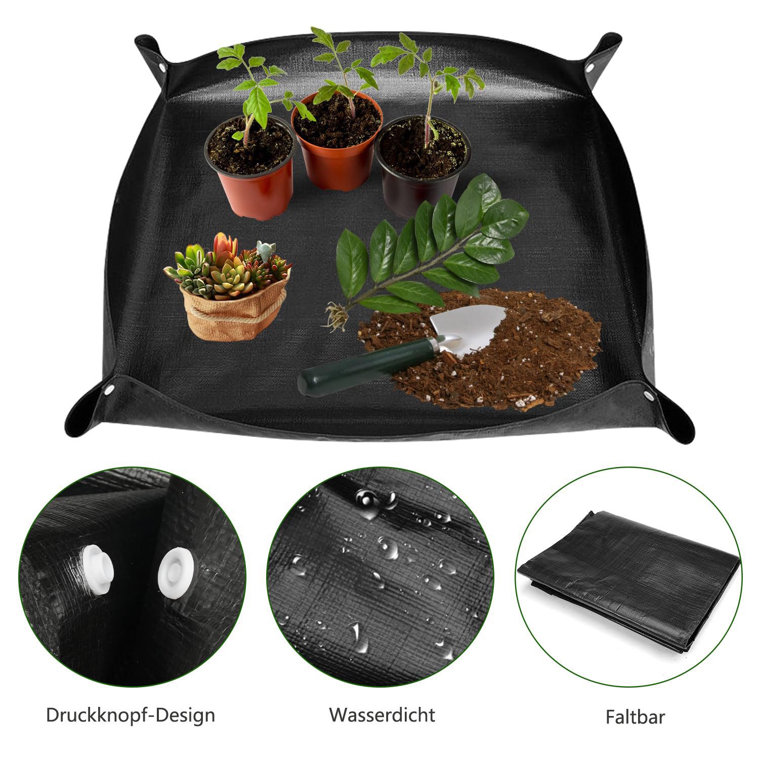 Coonoor Gartenpflege-Set Wasserdichte Pflanzen-Umtopfmatte für den Innenber günstig online kaufen