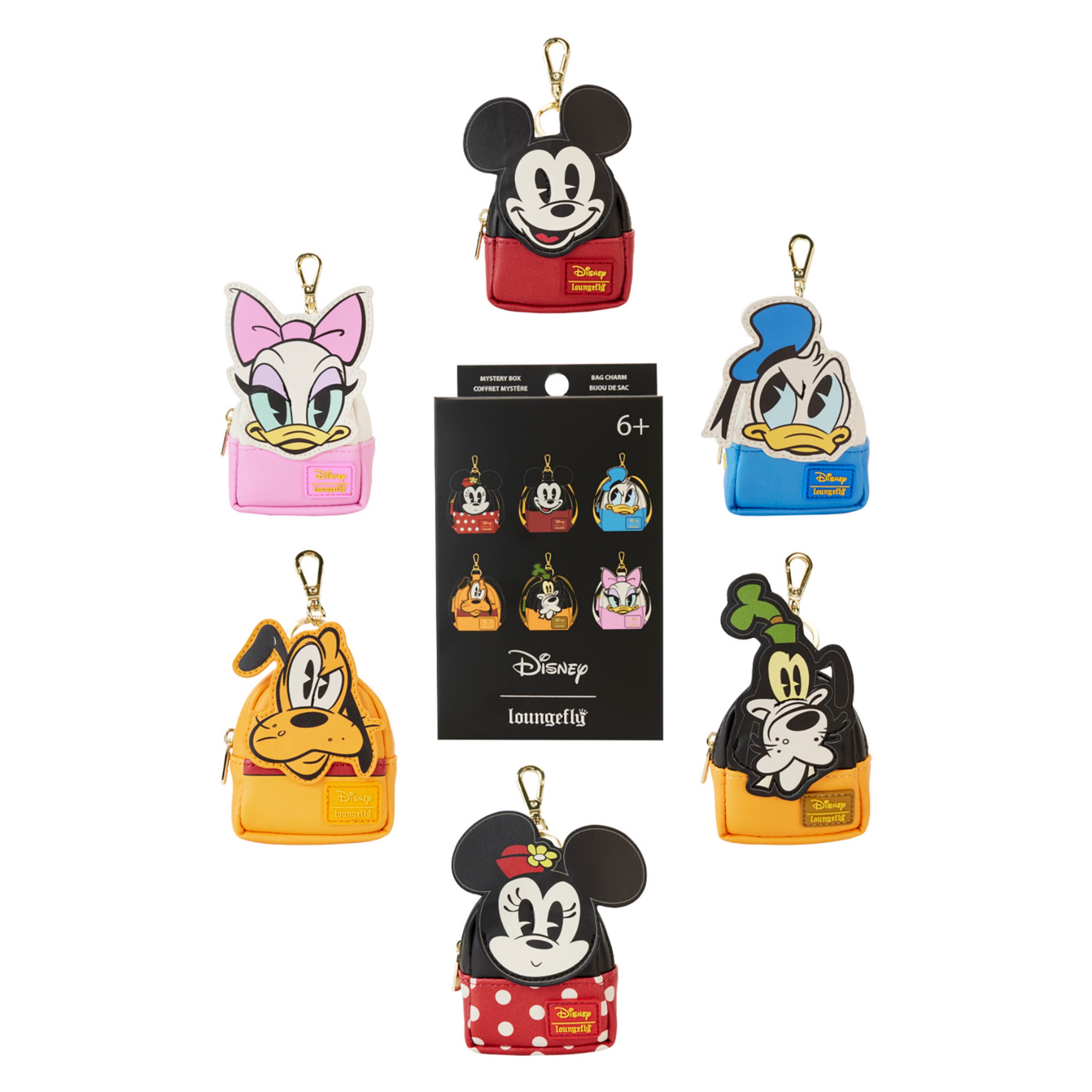 Loungefly Minirucksack Mickey Mouse and friends by Disney Loungefly Mini Ba günstig online kaufen