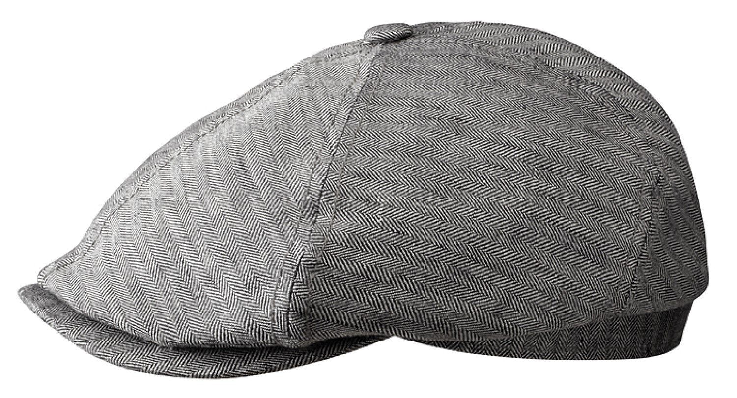 Stetson 40+ Brooklin Linen grau/weiß Fischgr. UV-Schutz Schiebermütze mit 330